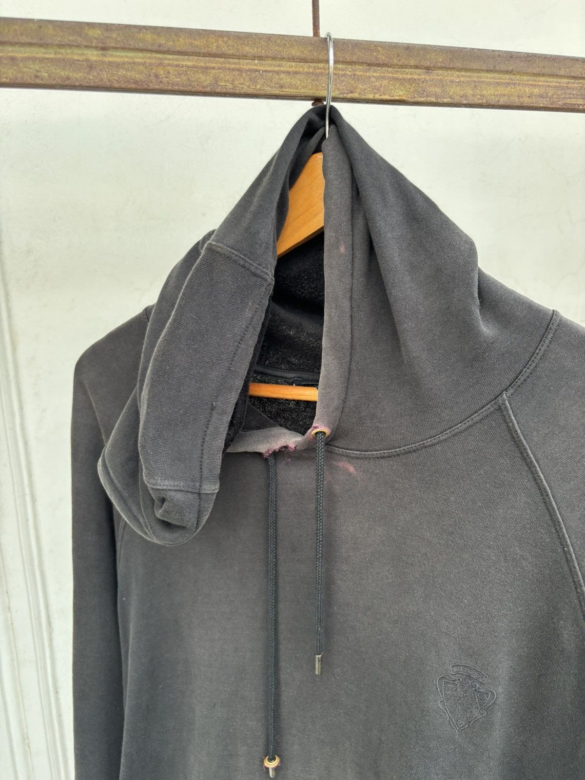 Gucci Thrashed Sunfaded Black Hoodie Size US M / EU 48-50 / 2 - 8 Thumbnail