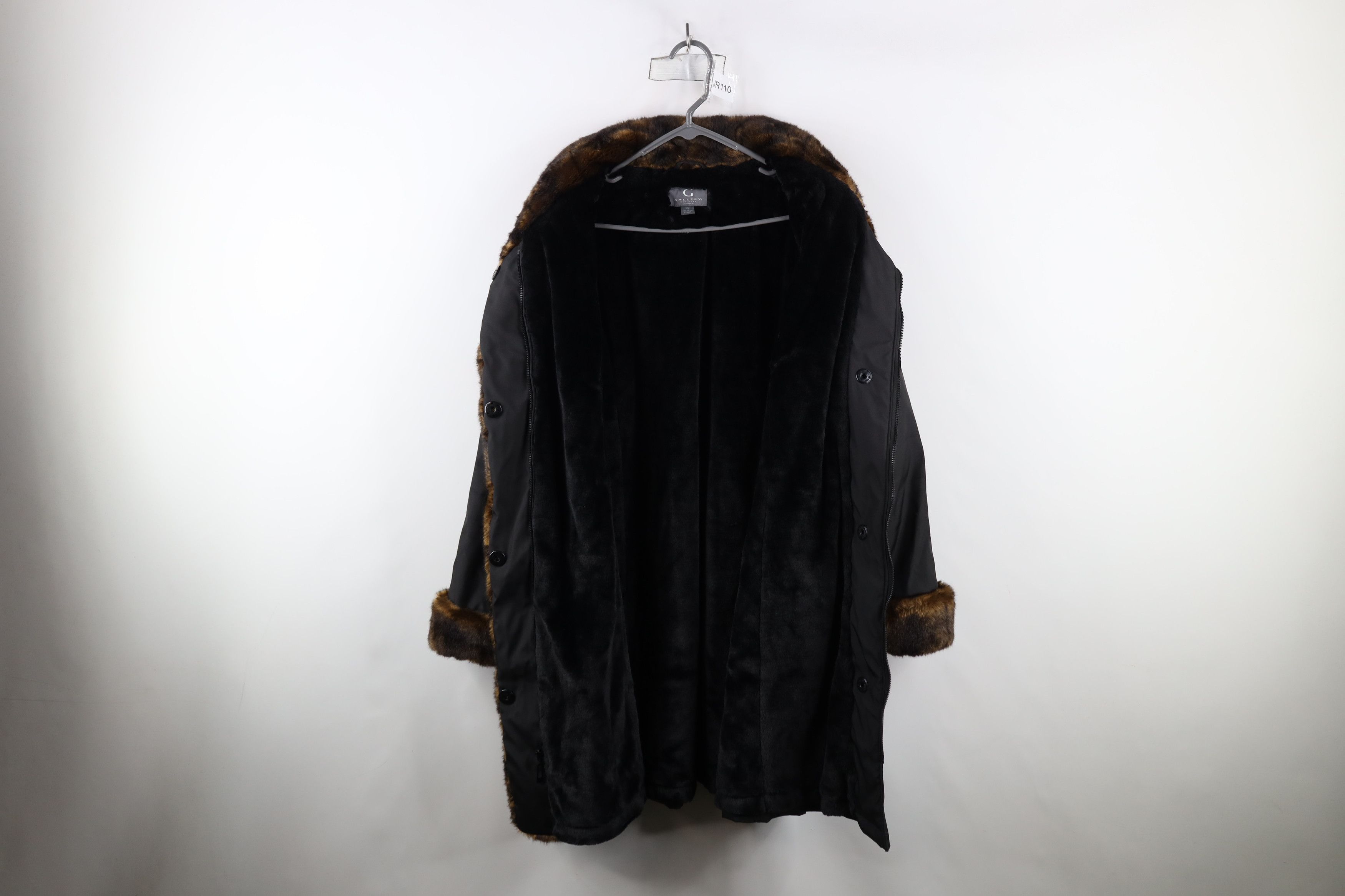 Vintage Vintage Y2K Babydoll Faux Fur Pennylane Jacket Coat Black Size XL / US 12-14 / IT 48-50 - 9 Thumbnail