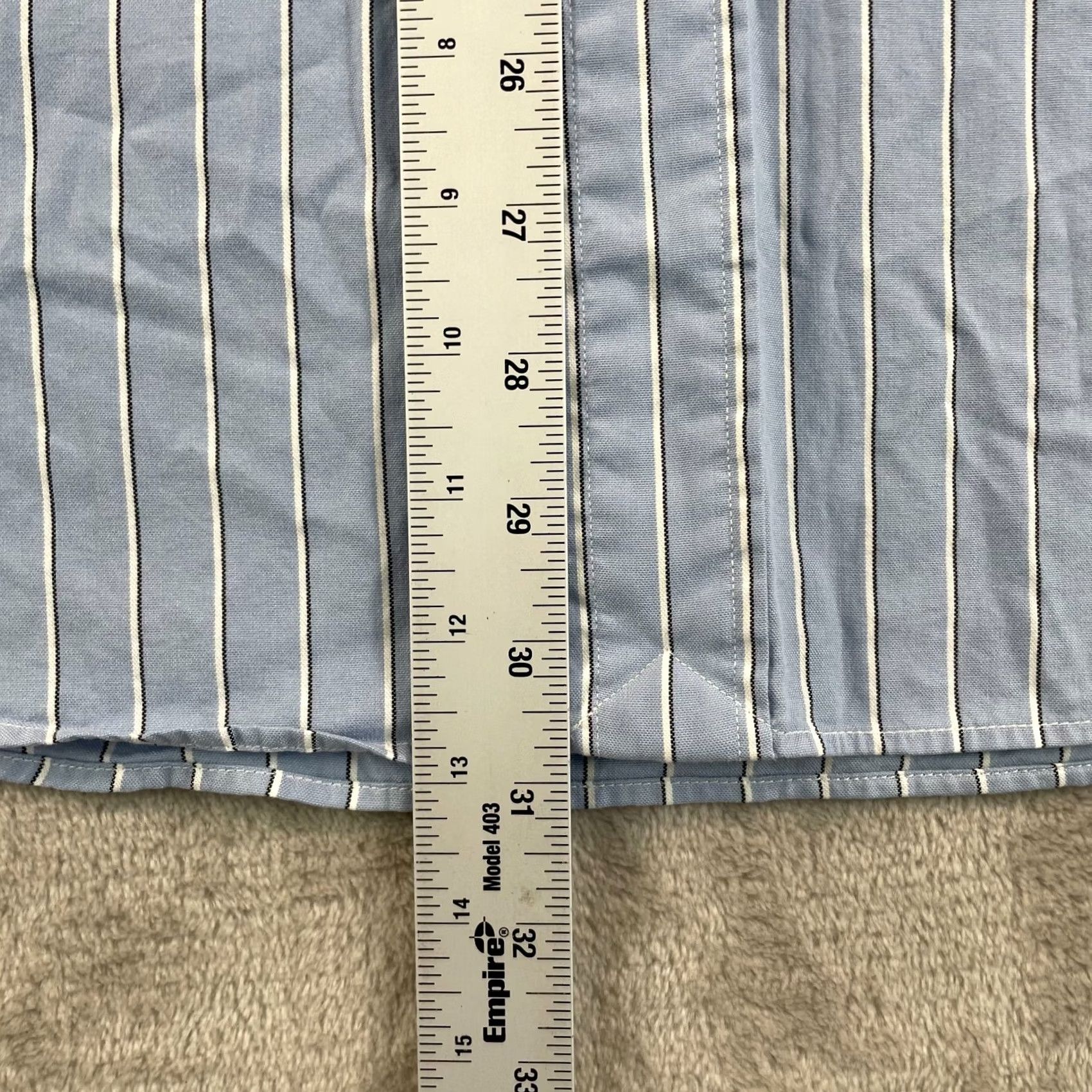 Polo Ralph Lauren Polo Ralph Lauren Classic Fit Shirt Men Large Blue Striped Pony Preppy Office Size US L / EU 52-54 / 3 - 6 Thumbnail
