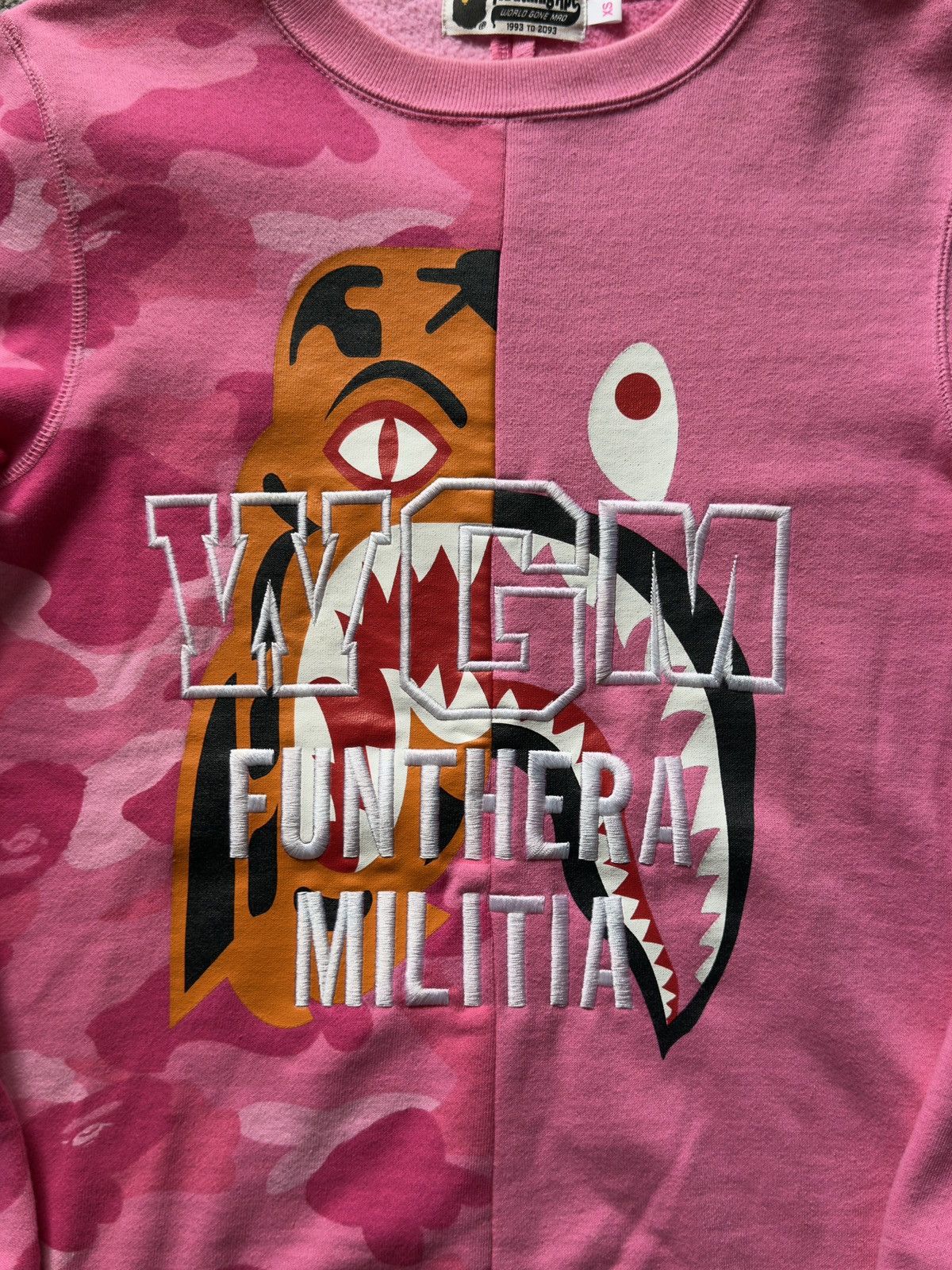 Bape BAPE WGM Funthera Militia Sweatshirt Size XS / US 0-2 / IT 36-38 - 2 Thumbnail