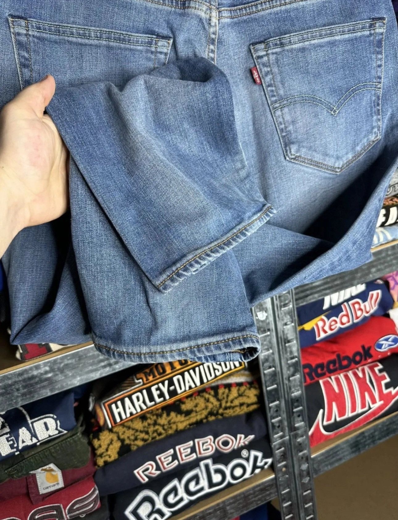 Levi's Levi’s 504 Regular Straight Jeans W32 L32 - Medium Wash Size US 32 / EU 48 - 7 Thumbnail