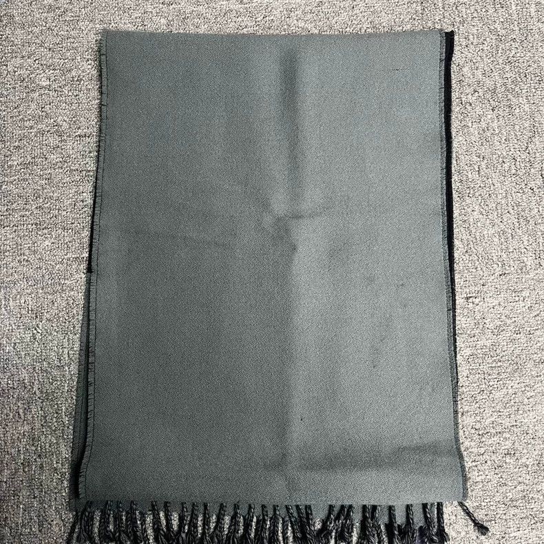Louis Vuitton Louis Vuitton Black two-tone design wool scarf Size ONE SIZE - 5 Thumbnail