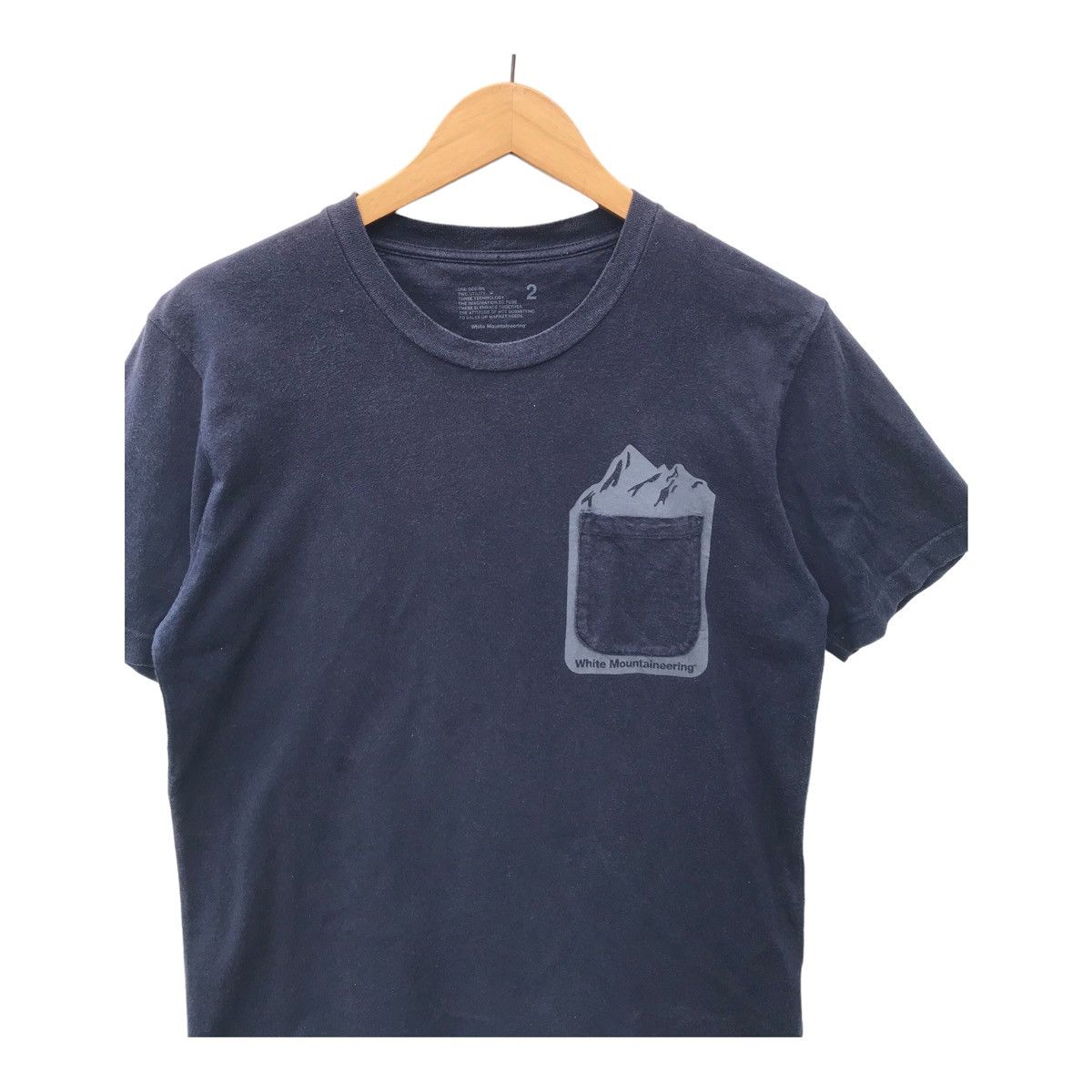 White Mountaineering White Mountaineering Faded Pocket Tee Size US M / EU 48-50 / 2 - 2 Thumbnail