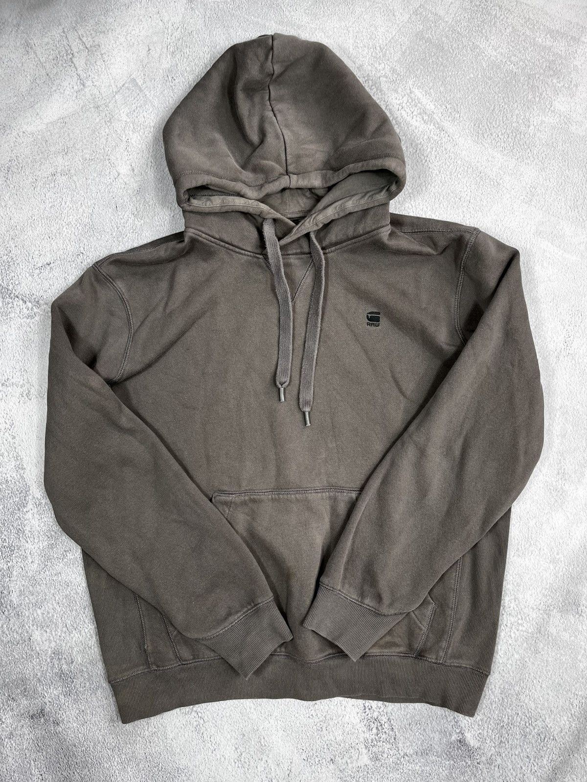 G-Star × Vintage Vintage Y2K G Star faded hoodie streetwear size L Size US L / EU 52-54 / 3 - 1 Thumbnail