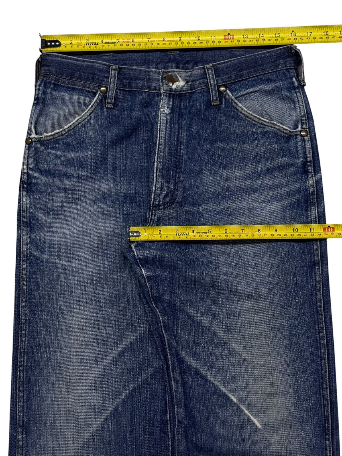 Wrangler Vintage Wrangler 11MWZ Japan Denim Jeans | Wide Straight W32 Size US 32 / EU 48 - 17 Thumbnail