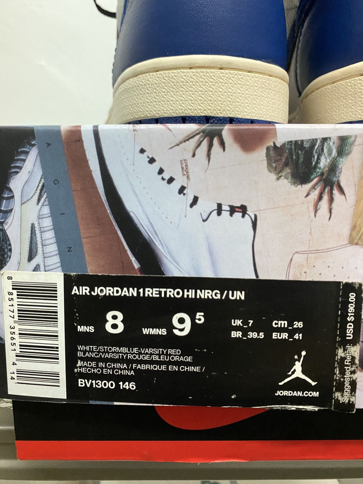 Nike Nike Union AJ1 Storm Blue Size US 8 / EU 41 - 9 Thumbnail