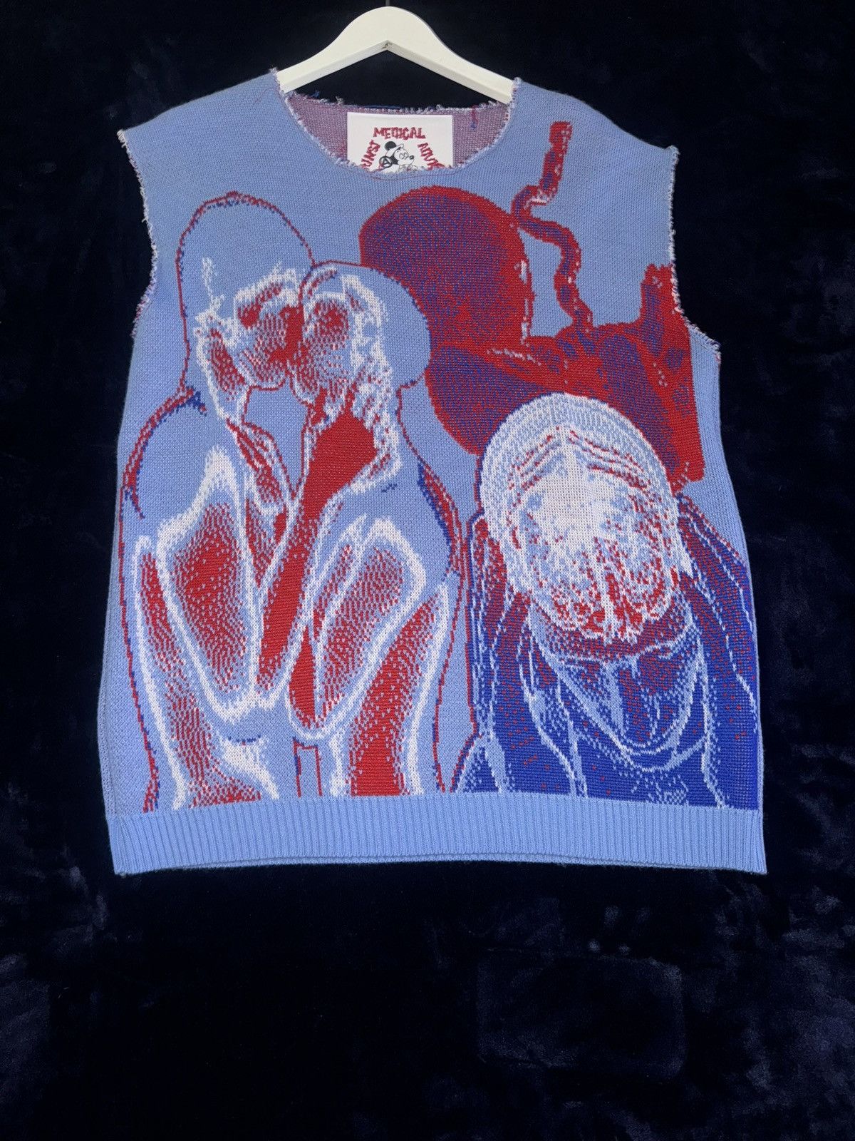 Other Against Medical Advice Knit Vest Size US L / EU 52-54 / 3 - 1 Thumbnail
