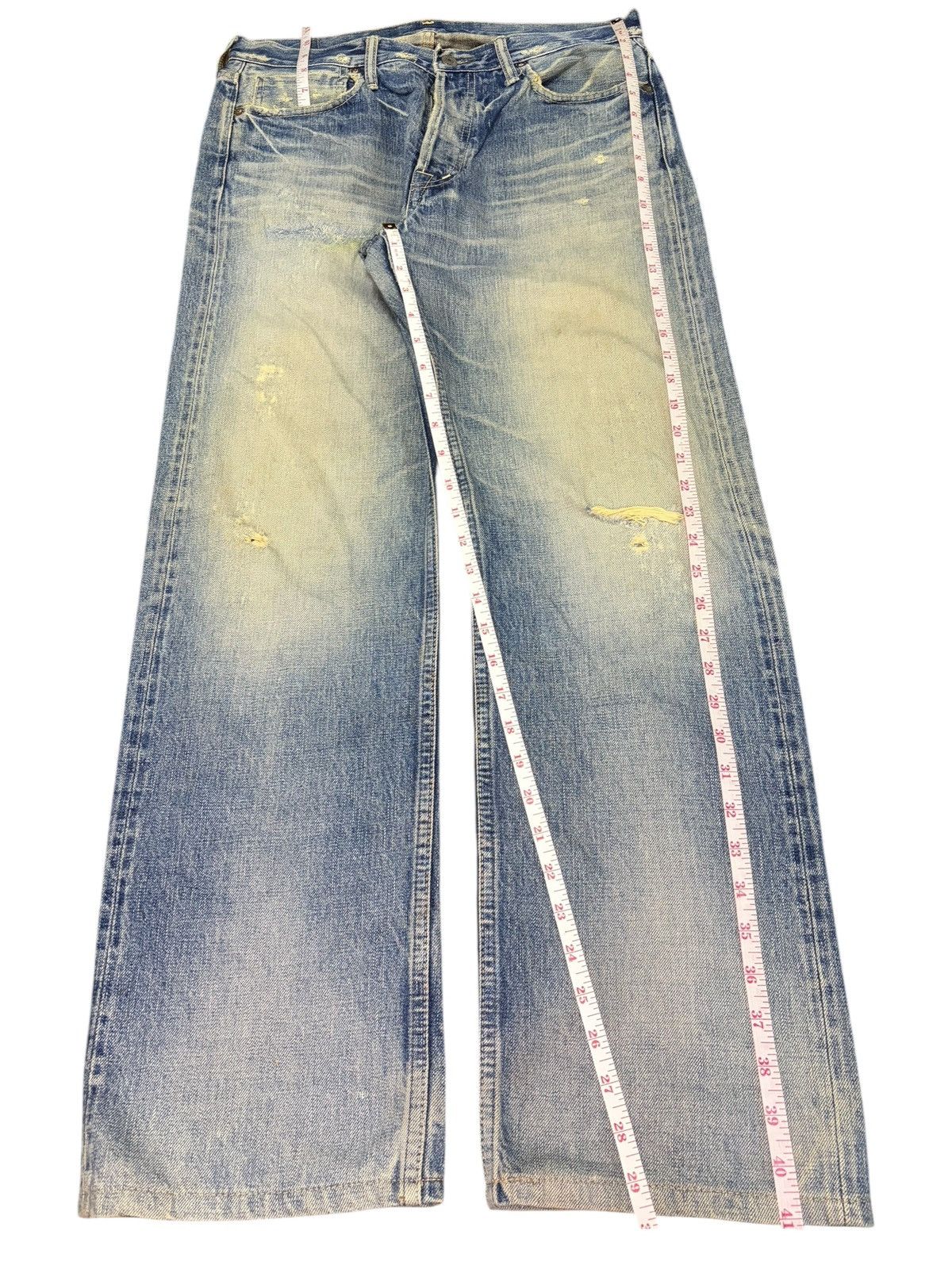 OMNIGOD Vintage Omnigod Selvedge Rusty Wash Distress Loose Jeans Size US 32 / EU 48 - 7 Thumbnail