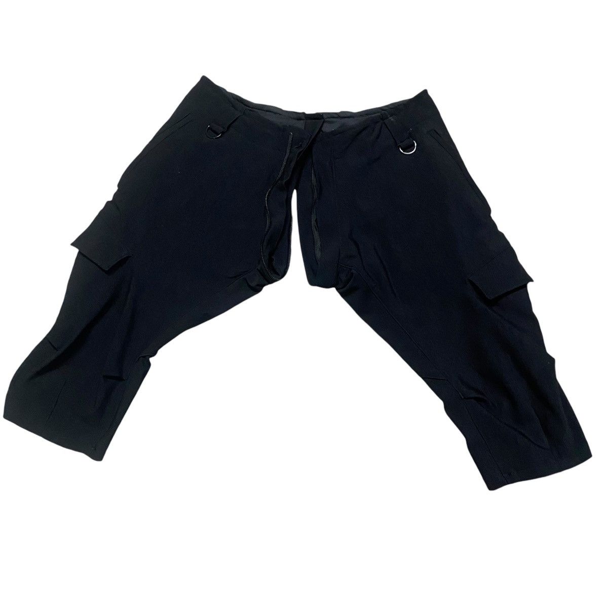 Japanese Brand Ganryu Rise Zipper Cargo Nylon Pant Size US 32 / EU 48 - 2 Thumbnail