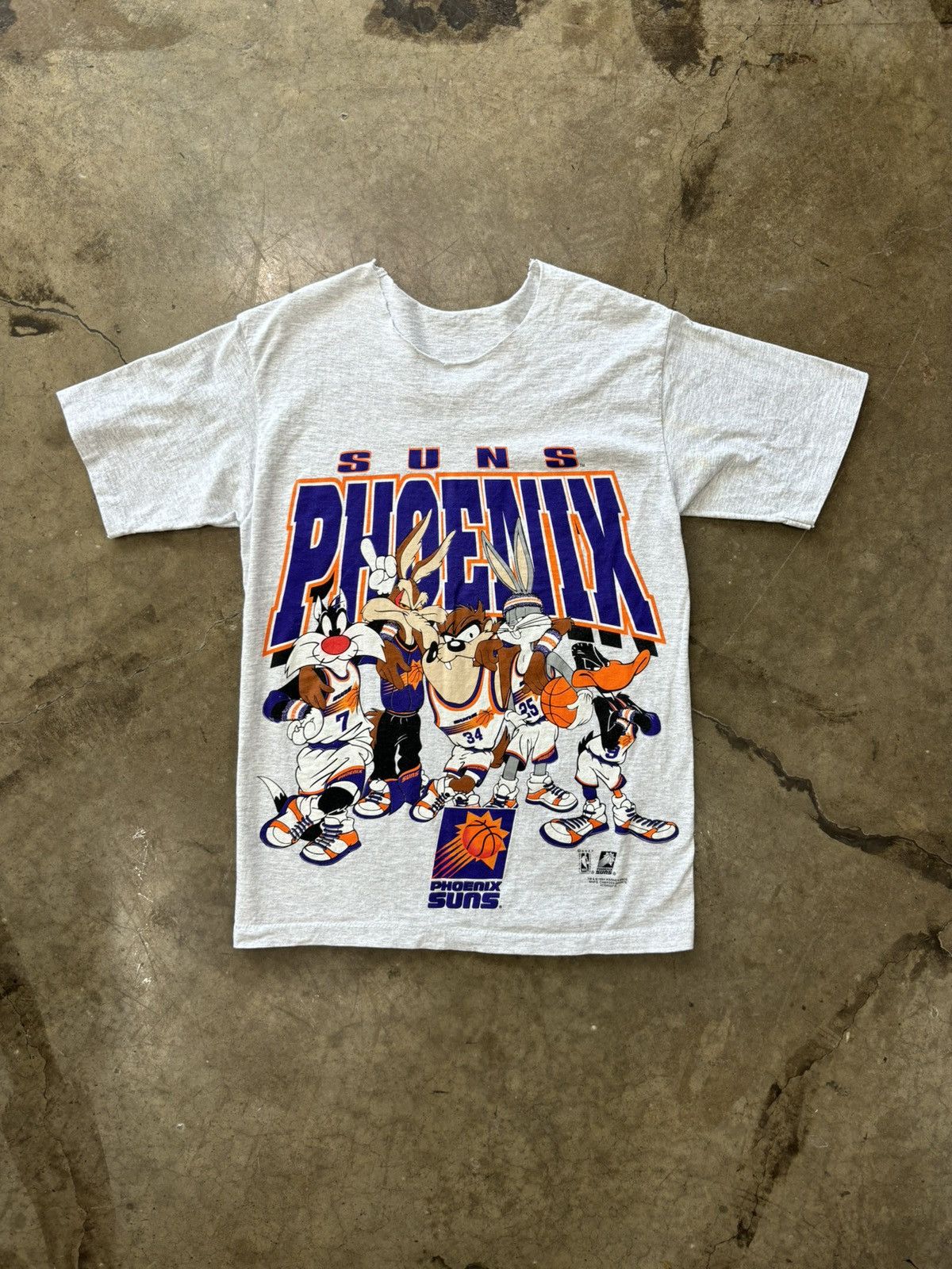 NBA × Vintage Vintage NBA Phoenix Suns x Looney Tunes Single Stitch Tee Size US L / EU 52-54 / 3 - 2 Thumbnail