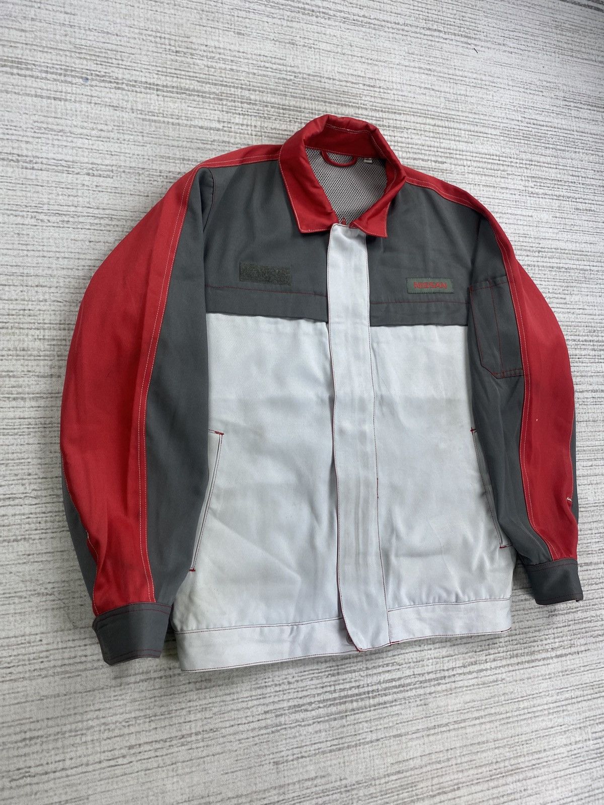 Designer × Japanese Brand × Vintage Vintage Nissan Genuine Retro Colour JDM Workwear Jacket Size US M / EU 48-50 / 2 - 5 Thumbnail