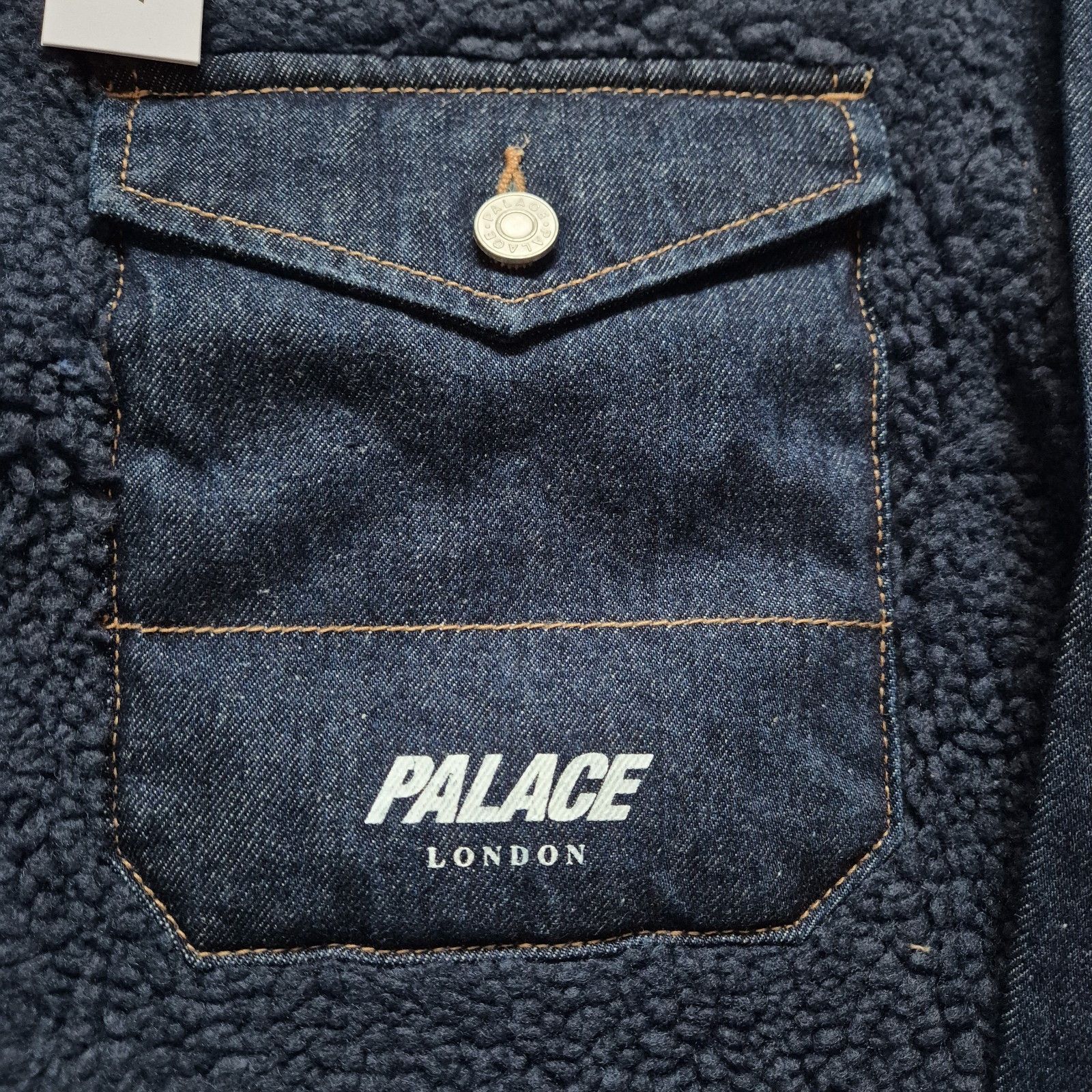 Palace Palace Grizzly Denim Jacket Indigo Medium Brand New FW21 Size US M / EU 48-50 / 2 - 10 Thumbnail