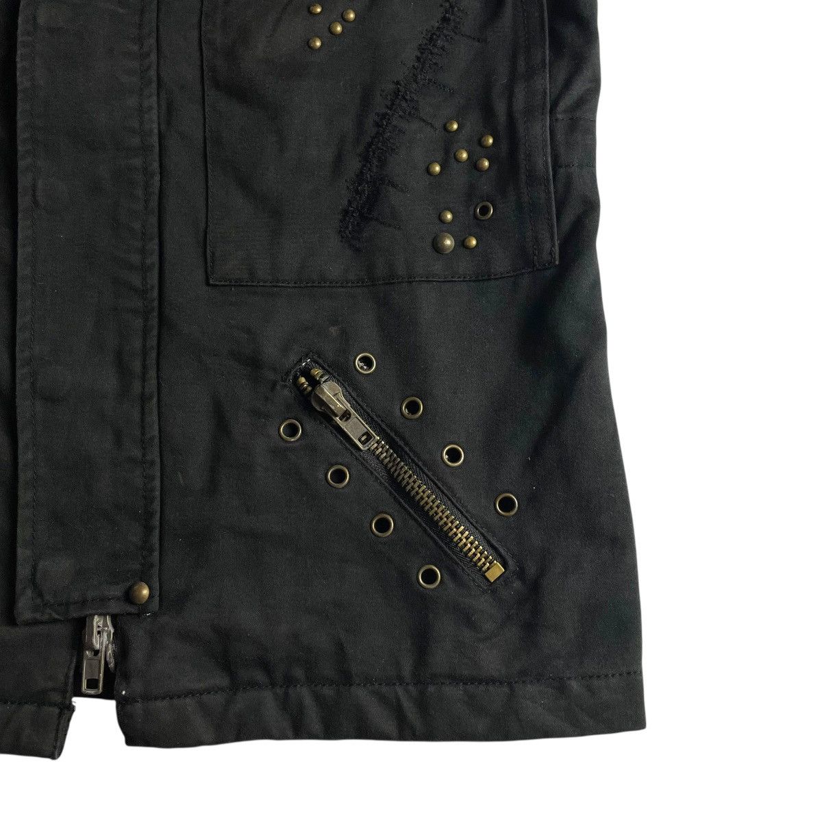 Isamu Katayama Backlash 🇯🇵 RIOT MULTIPOCKET SPIKE PUNK GOTHIC JACKET Size US M / EU 48-50 / 2 - 7 Thumbnail