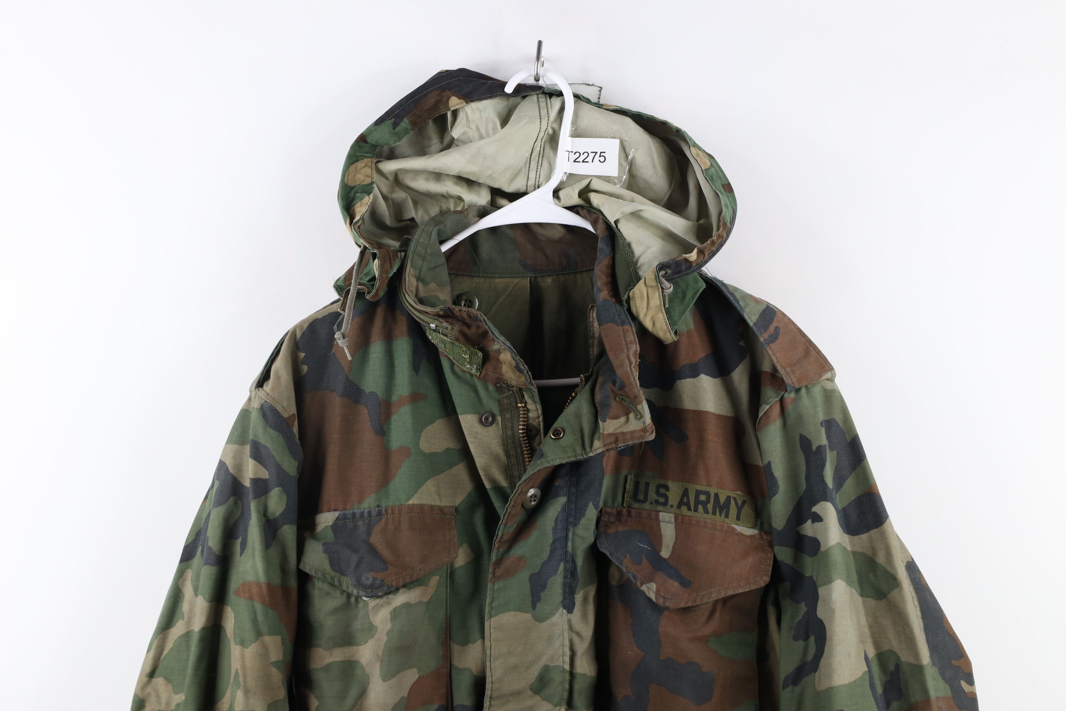 Vintage Vintage 90s Camouflage Cold Weather Field Jacket USA Size US M / EU 48-50 / 2 - 2 Thumbnail