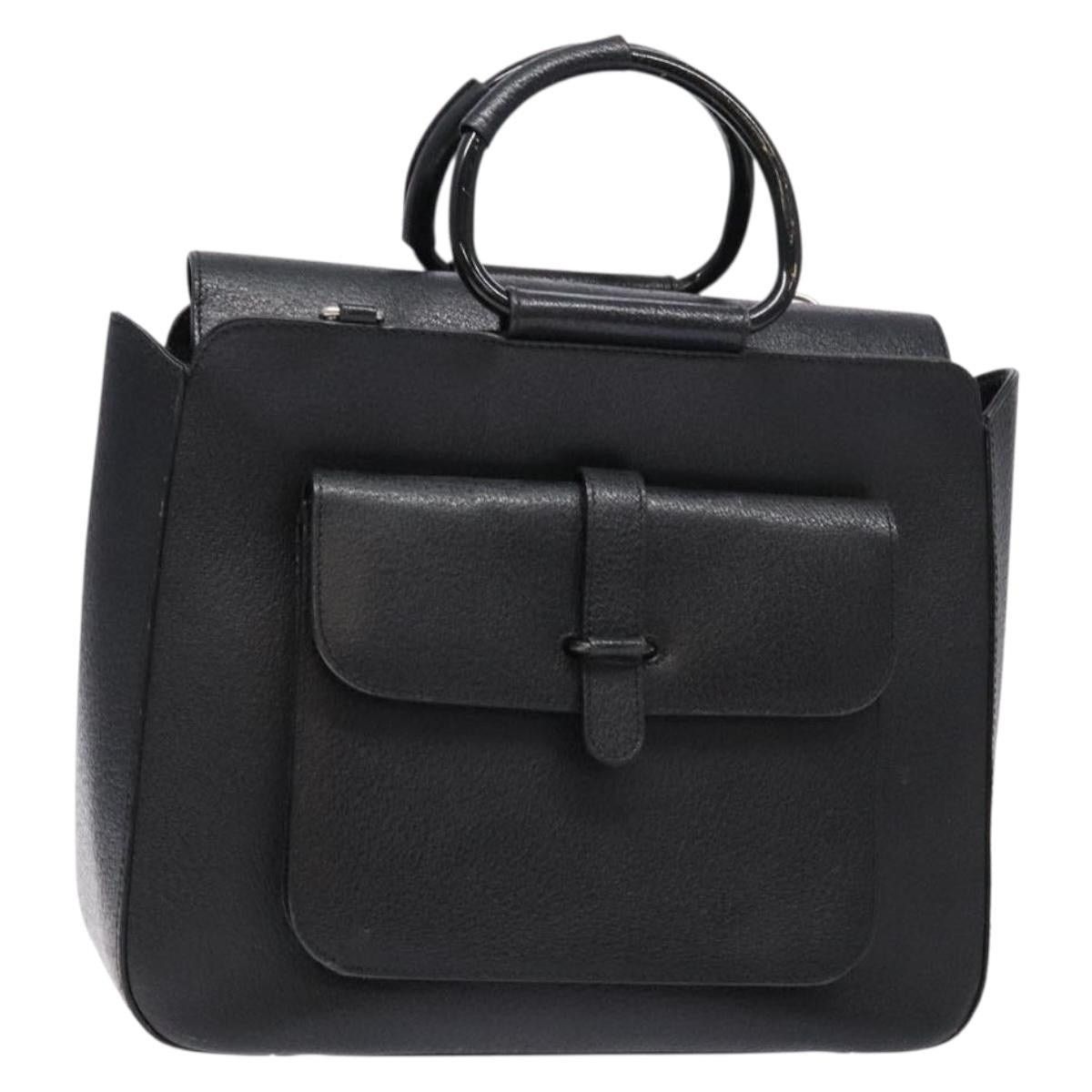 Gucci GUCCI Handbag Leather Black Silver 000 2058 0307 5 Size ONE SIZE - 1 Thumbnail