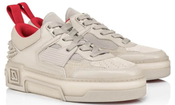 Christian Louboutin o1bcso1str0825 Astroloubi Saharienne Smoke in Grey Size US 7 / IT 37 - 2 Thumbnail