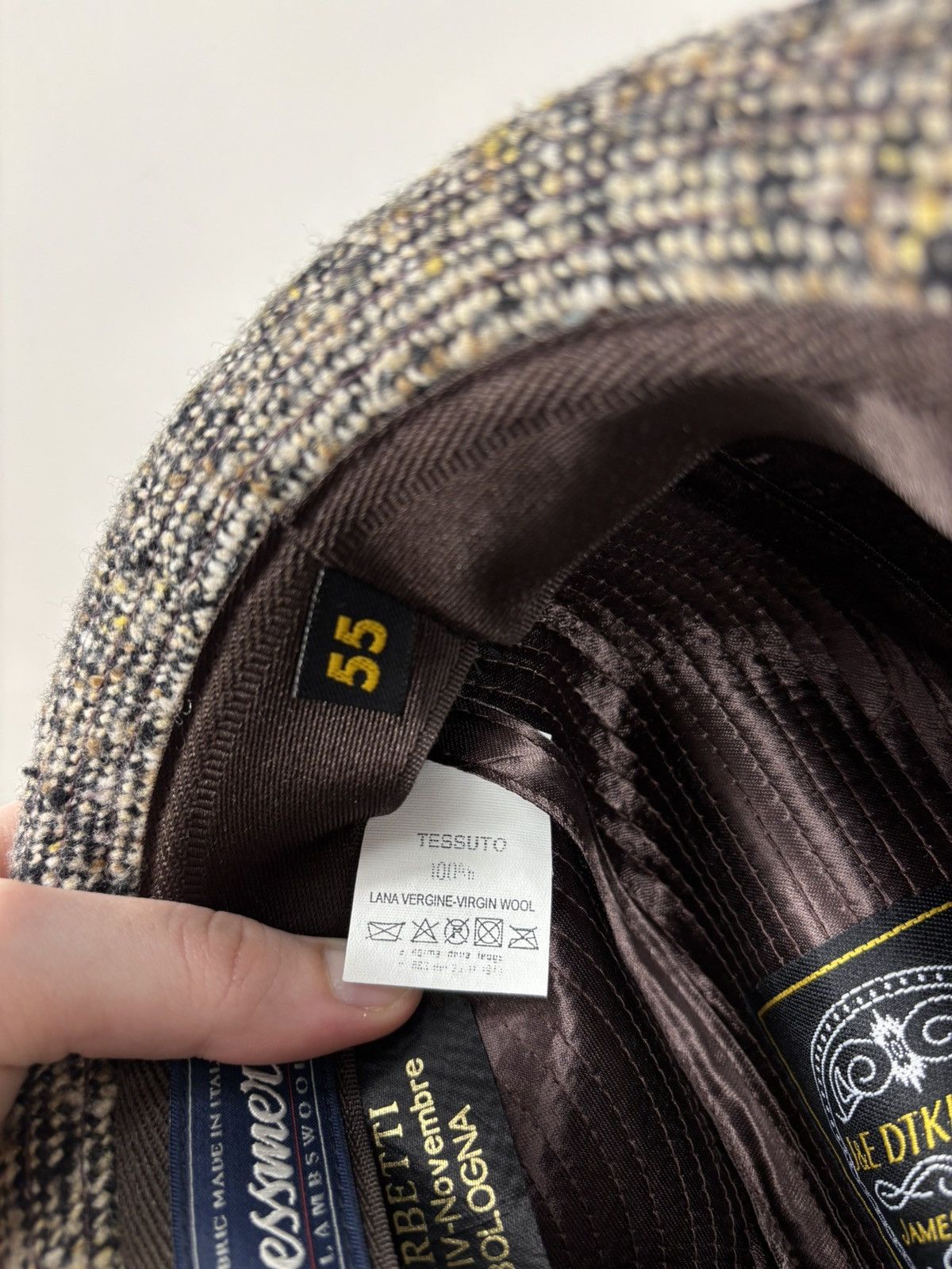 Other Moessmer Barbetti Bologna Wool Tweed Trilby Fedora Hat Size ONE SIZE - 8 Thumbnail