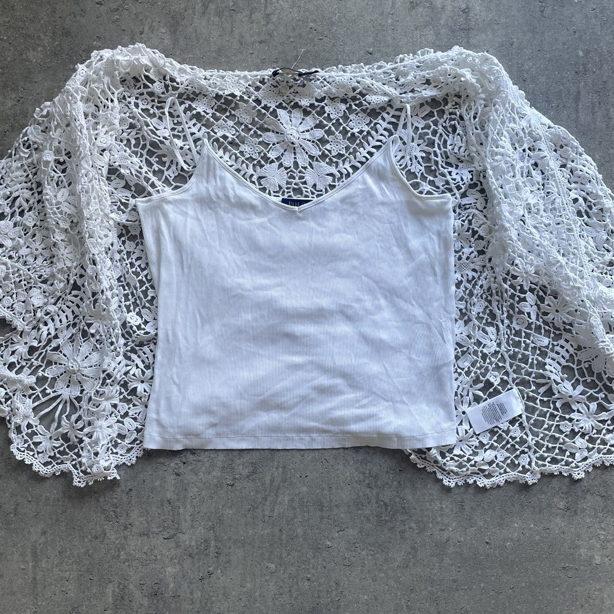 Polo Ralph Lauren Polo Ralph Lauren Lace Top Blouse Size L / US 10 / IT 46 - 3 Thumbnail