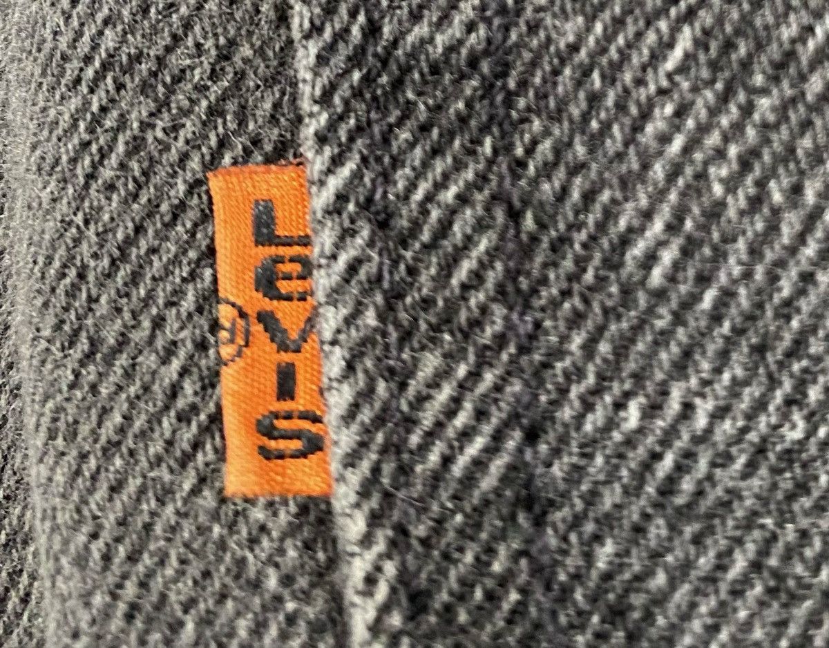 Levi's 90’s Levi’s 550 Orange Tab Relaxed Fit Black Jean Shorts 37 Size US 37 - 5 Thumbnail