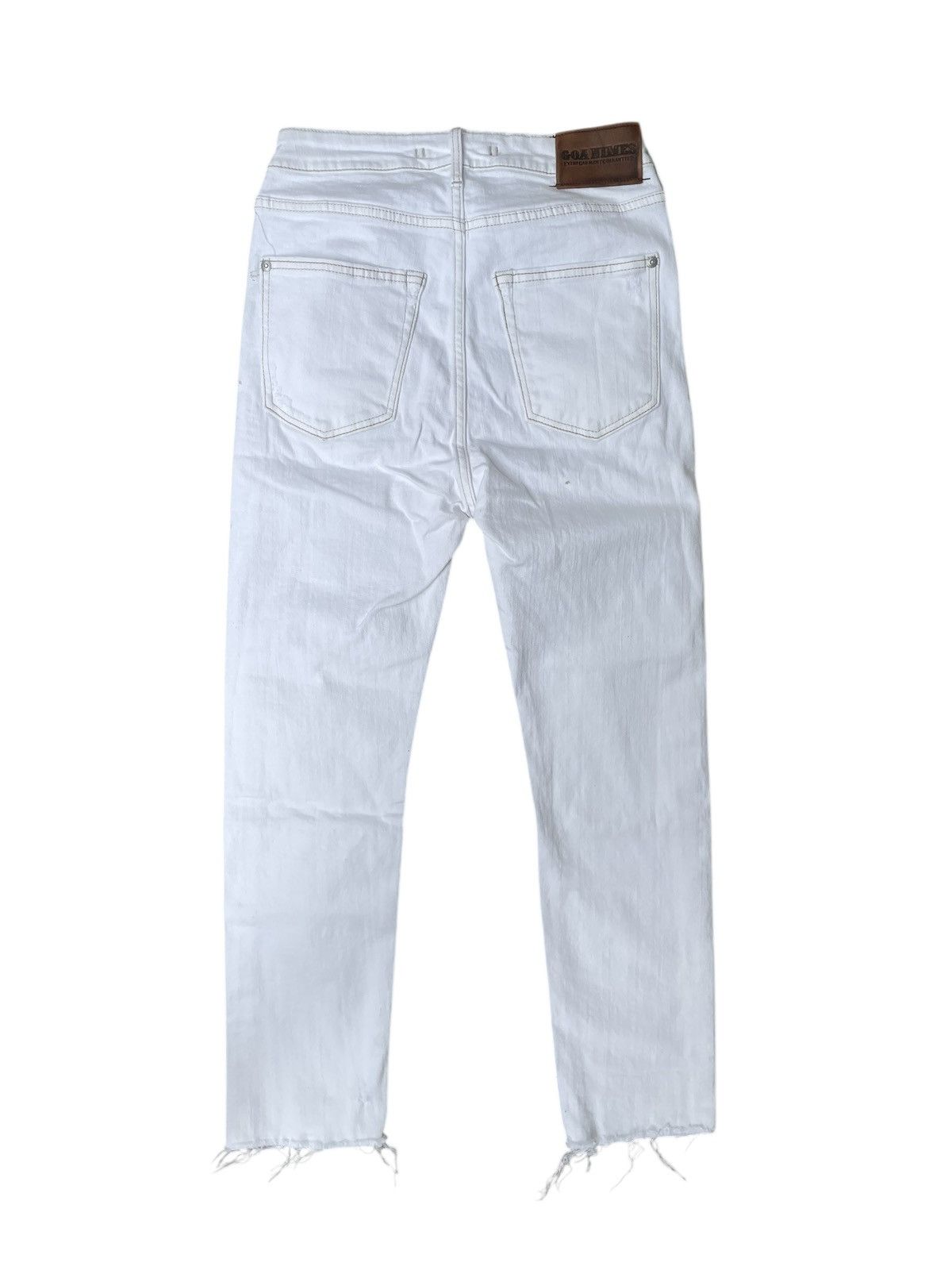 GOA Goa Distressed Skinny Jeans White Size US 28 / EU 44 - 5 Thumbnail