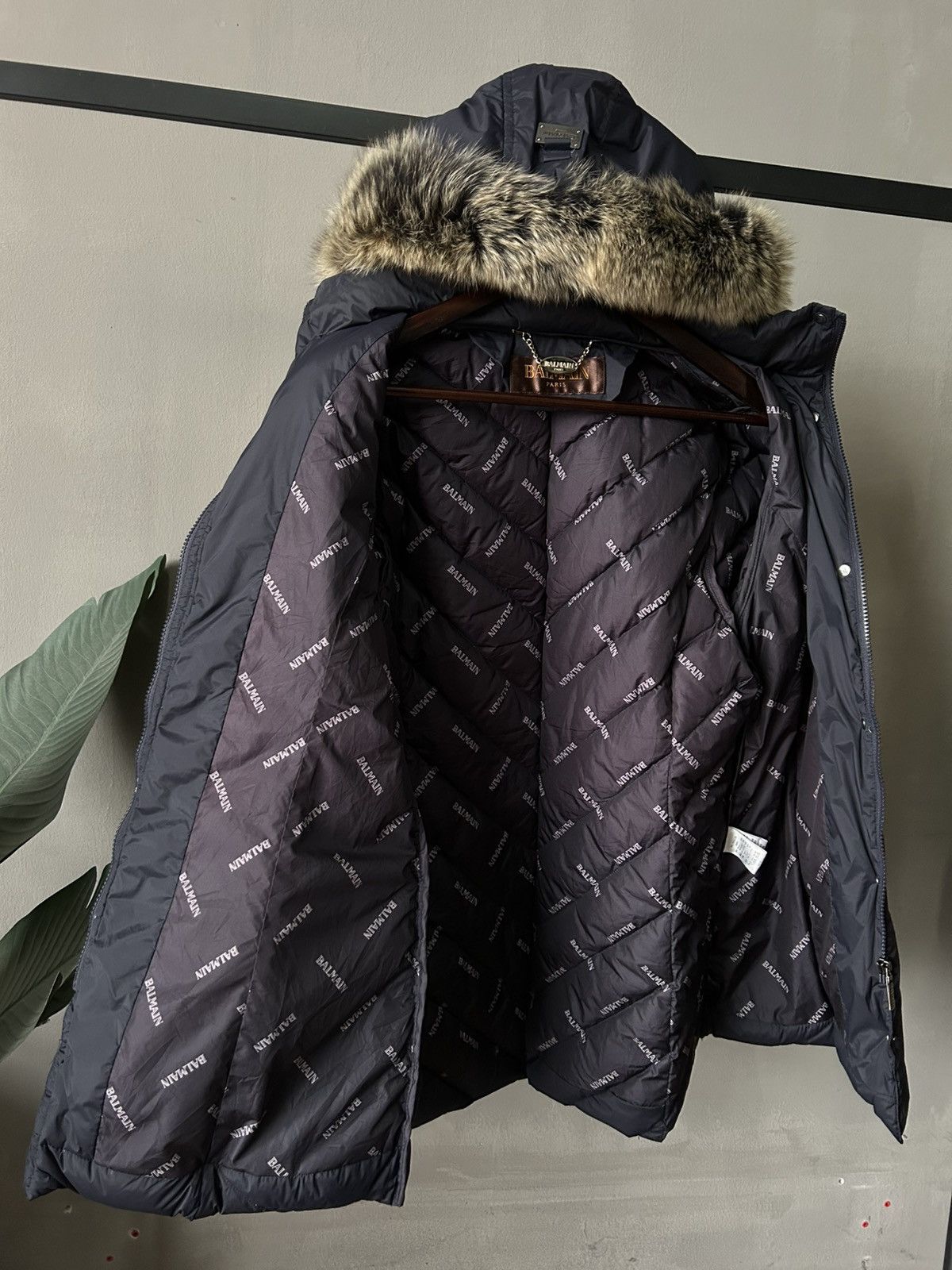 Balmain Balmain Rabbit Fur Puffer Jacket Size US L / EU 52-54 / 3 - 4 Thumbnail
