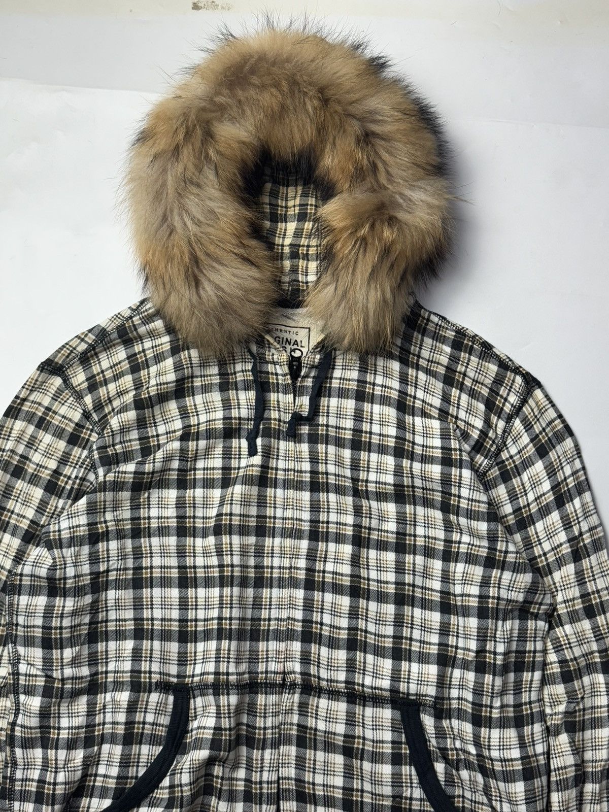 If Six Was Nine × Japanese Brand × Le Grande Bleu (L.G.B.) Fur Hoodie Japanese Original Wash Uniqlo Ifsix Lgb Goa Style Size US M / EU 48-50 / 2 - 3 Thumbnail