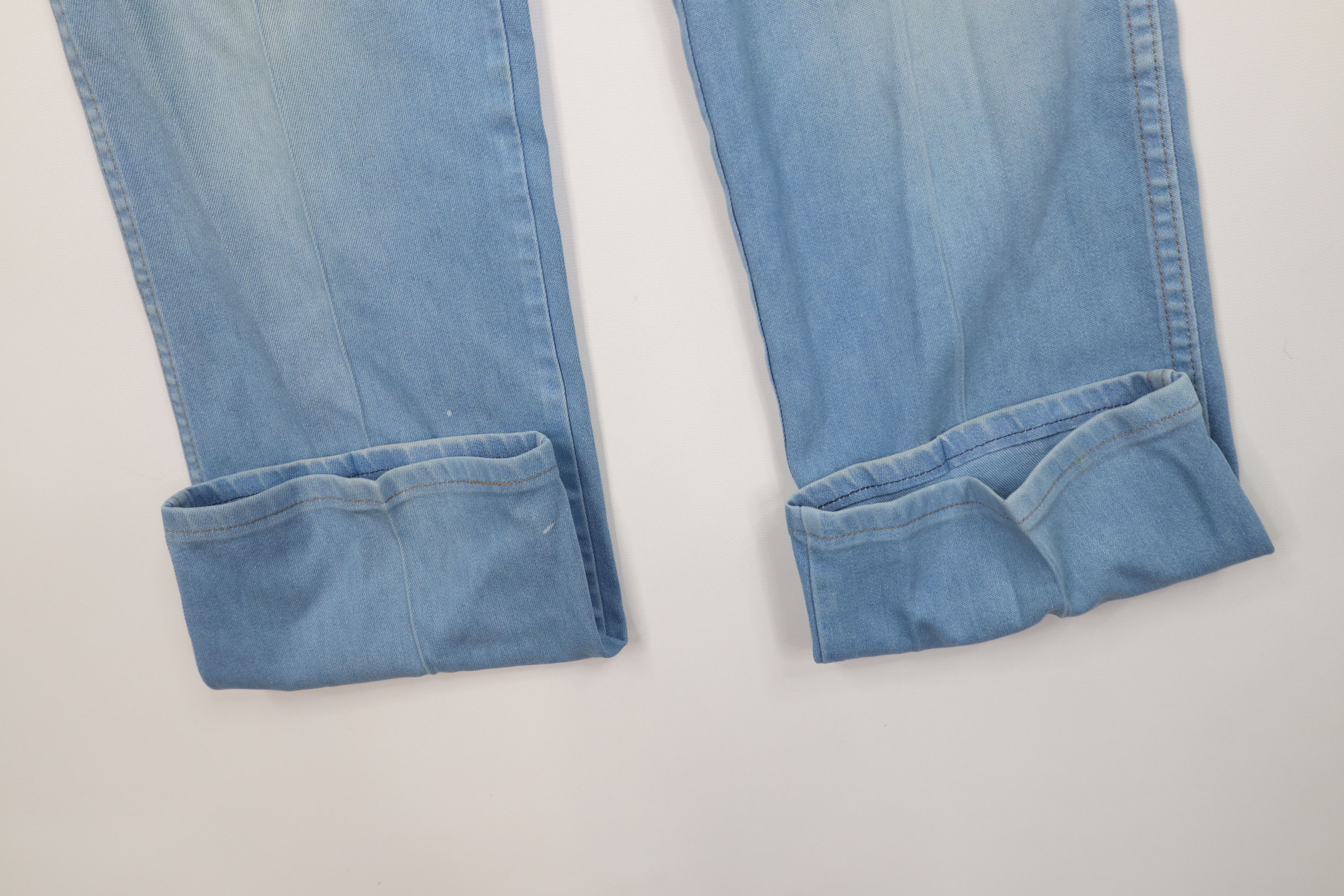 Vintage Vintage 70s Streetwear Flared Bootcut Denim Jeans Blue USA Size US 30 / EU 46 - 5 Thumbnail