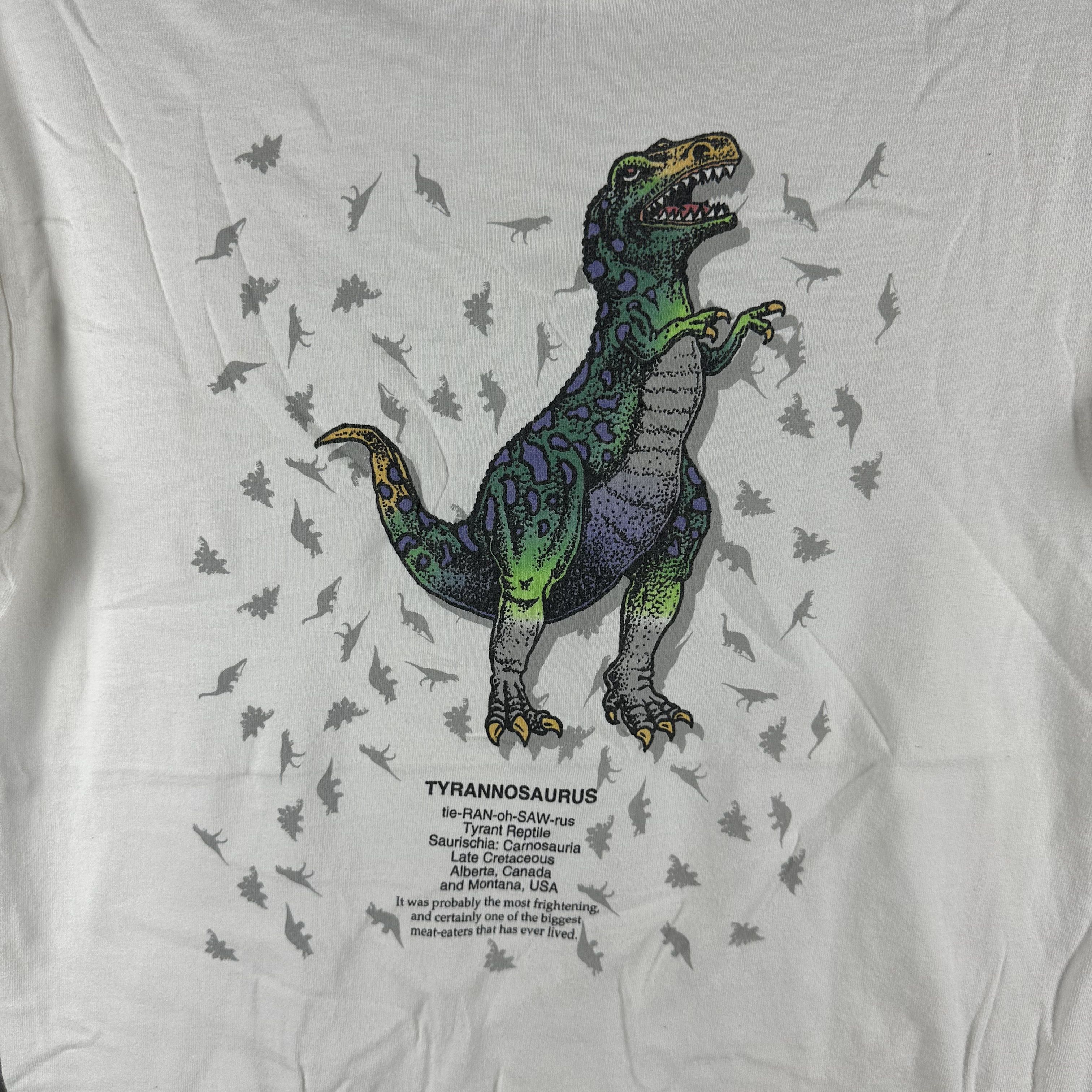 Vintage Vintage 90s Tyrannosaurus Rex Dinosaur Single Stitch T-Shirt Size US M / EU 48-50 / 2 - 2 Thumbnail