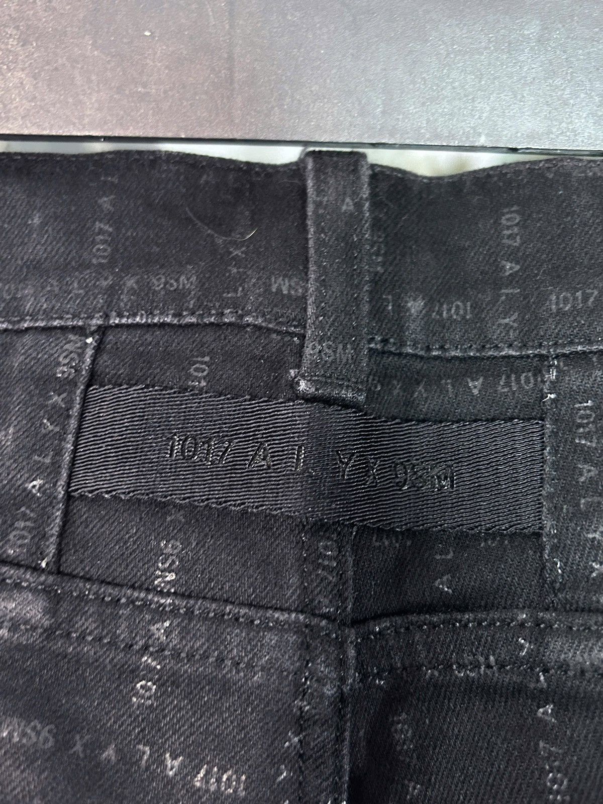 1017 ALYX 9SM 1017 ALYX 9SM Black Denim Logo Cargo Pants Size US 32 / EU 48 - 4 Thumbnail