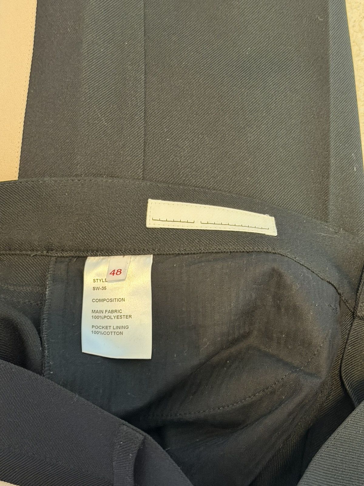 Random Identities SSESNE Black Officer Pants Size US 32 / EU 48 - 3 Thumbnail