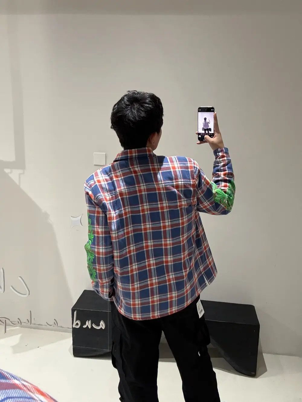 Chrome Hearts Chrome Hearts Sleeve Print Flannel Shirt Size US L / EU 52-54 / 3 - 15 Thumbnail
