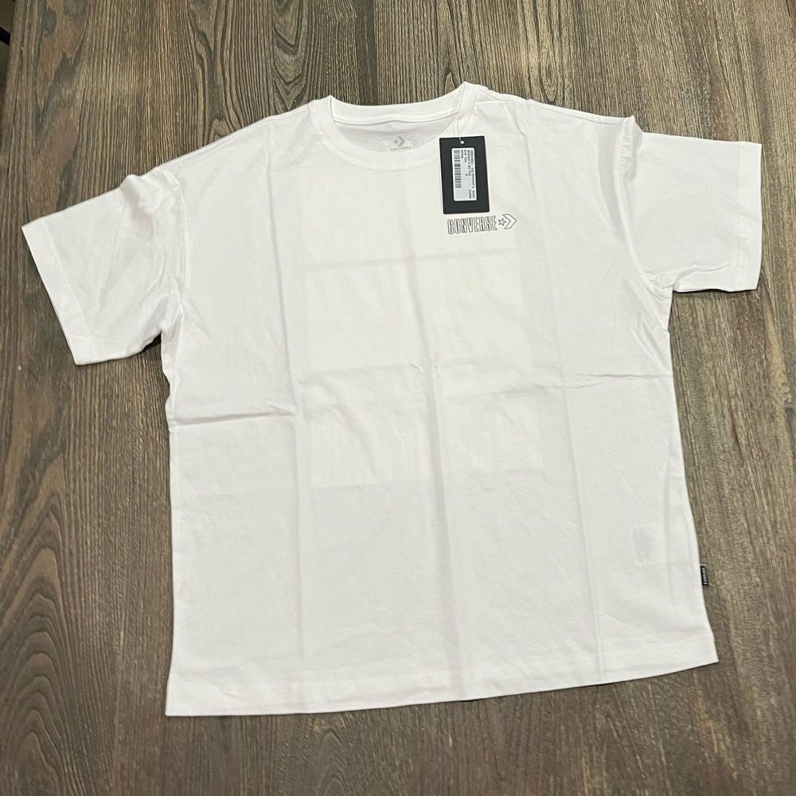 Converse NWT Converse Coastal Vibes Knit Tee Crewneck White Small Size S / US 4 / IT 40 - 1 Thumbnail