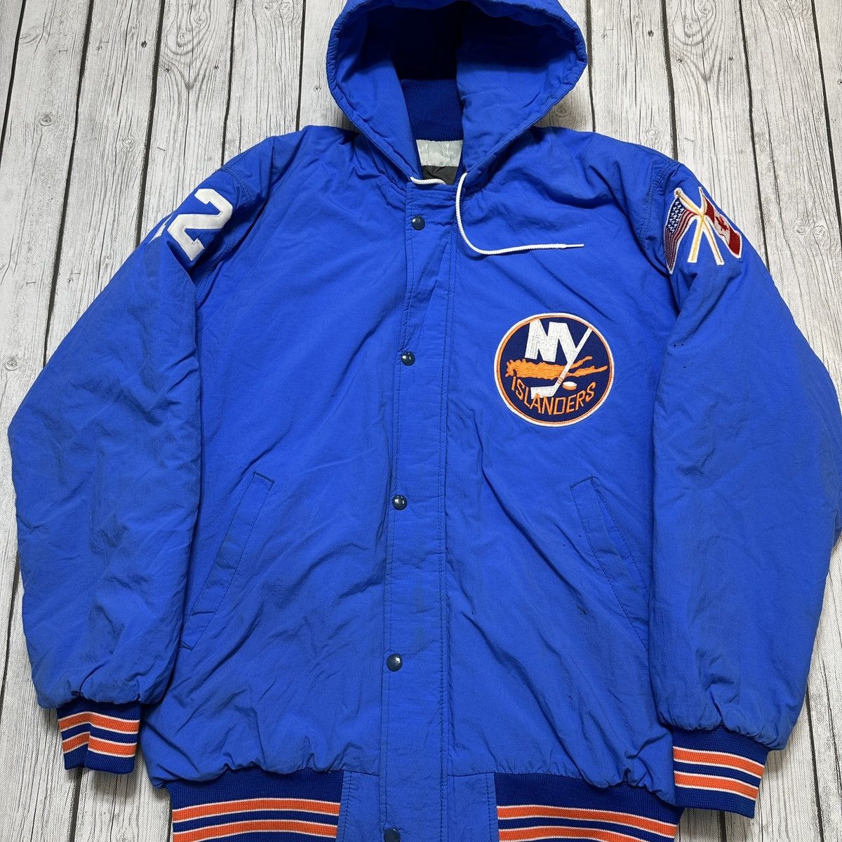 NHL Vintage New York Islanders jacket Size US XL / EU 56 / 4 - 3 Thumbnail