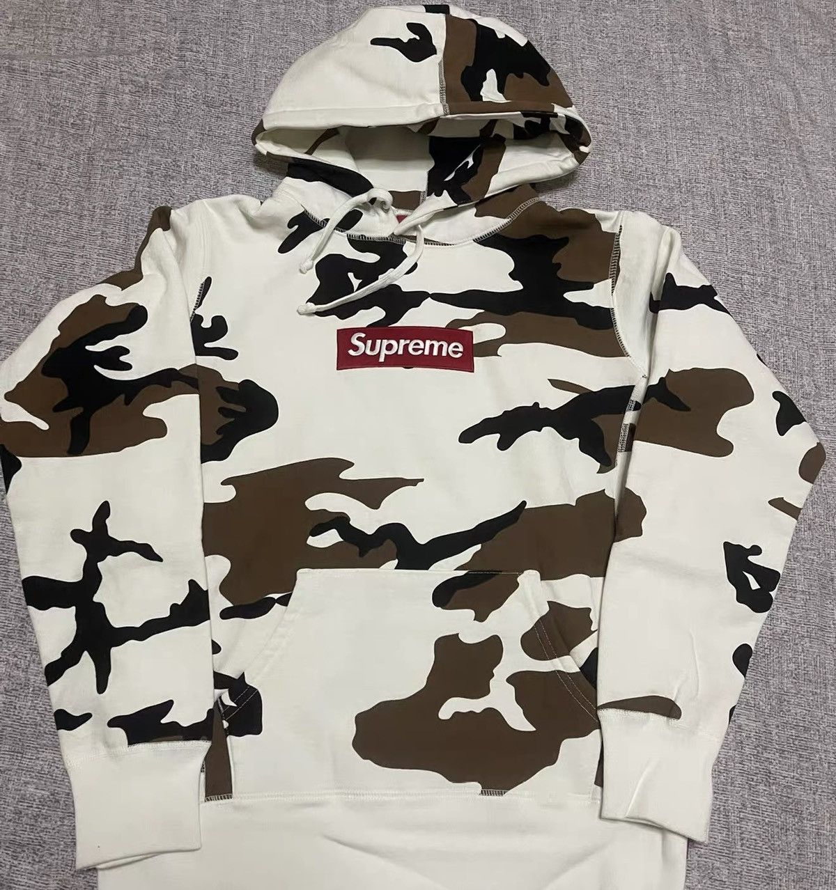 Supreme Supreme fw16 cow camo box logo hooded hoodie sweatshirt Size US S / EU 44-46 / 1 - 2 Thumbnail