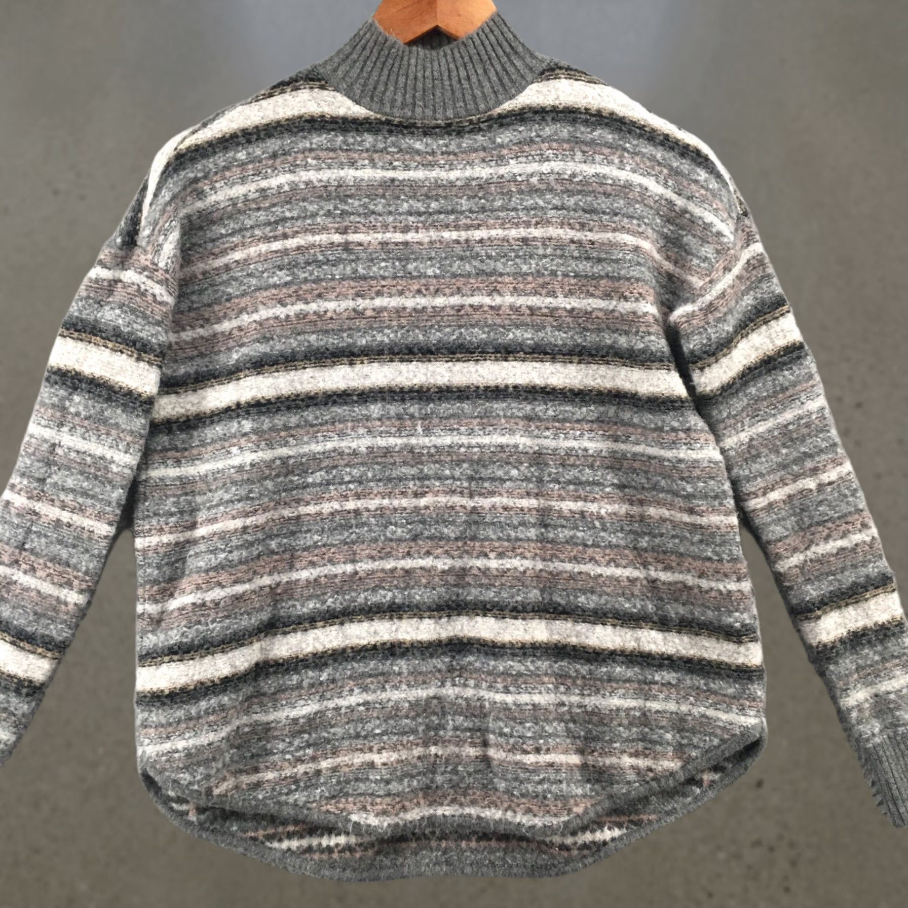 American Eagle Outfitters American Eagle Outfitters Sweater Womens Multicolor Turtleneck Long Sleeve XS Size XS / US 0-2 / IT 36-38 - 1 Thumbnail