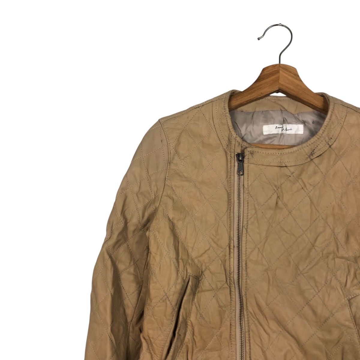 ADAM ET ROPE 📌Cropped Biker Leather Jacket Adam Et Rope Issey Miyake Size US M / EU 48-50 / 2 - 8 Thumbnail