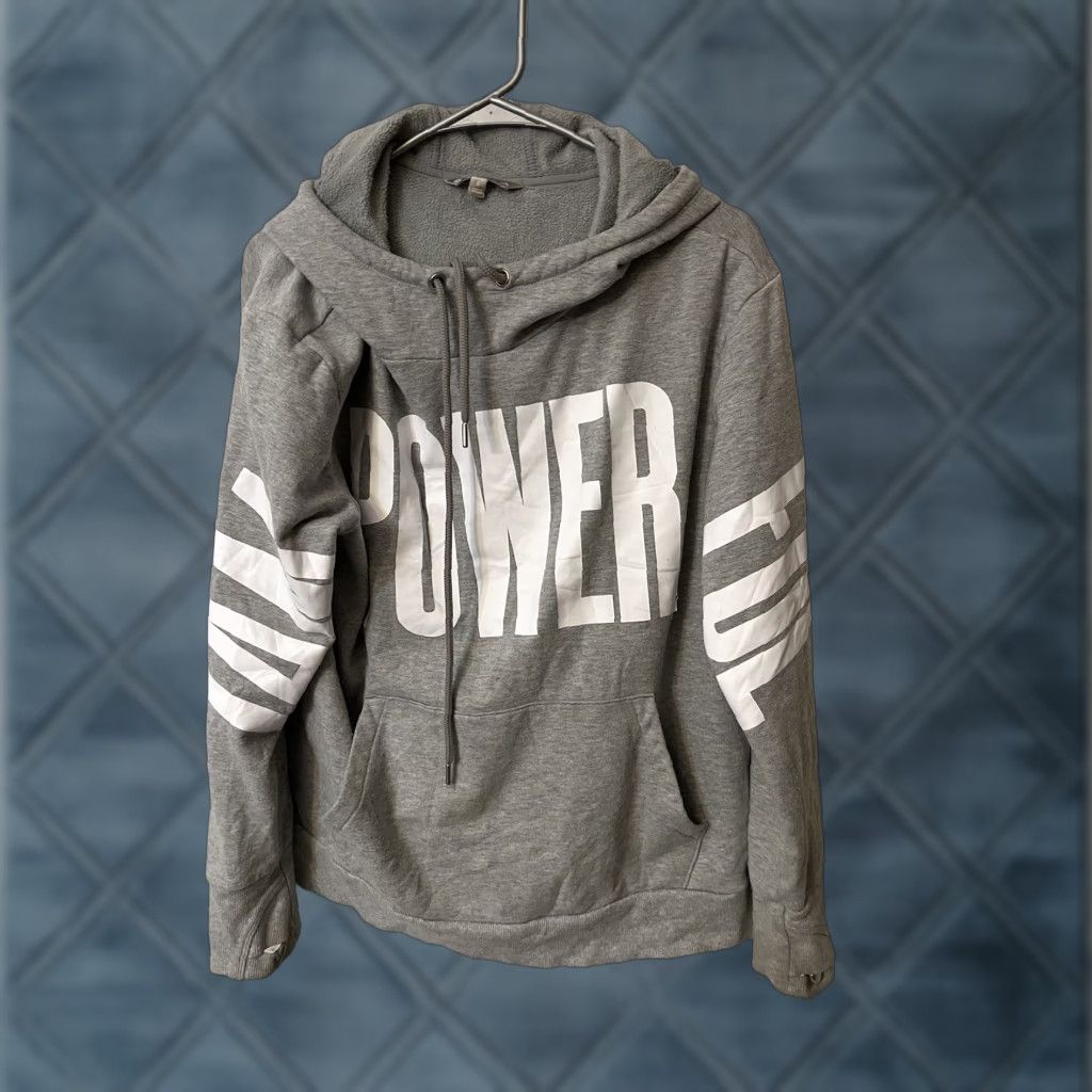 Athleta Athleta Hoodies Power Gray LONG SLEEVE Pullover Casual Athleisure Women L Size L / US 10 / IT 46 - 1 Thumbnail