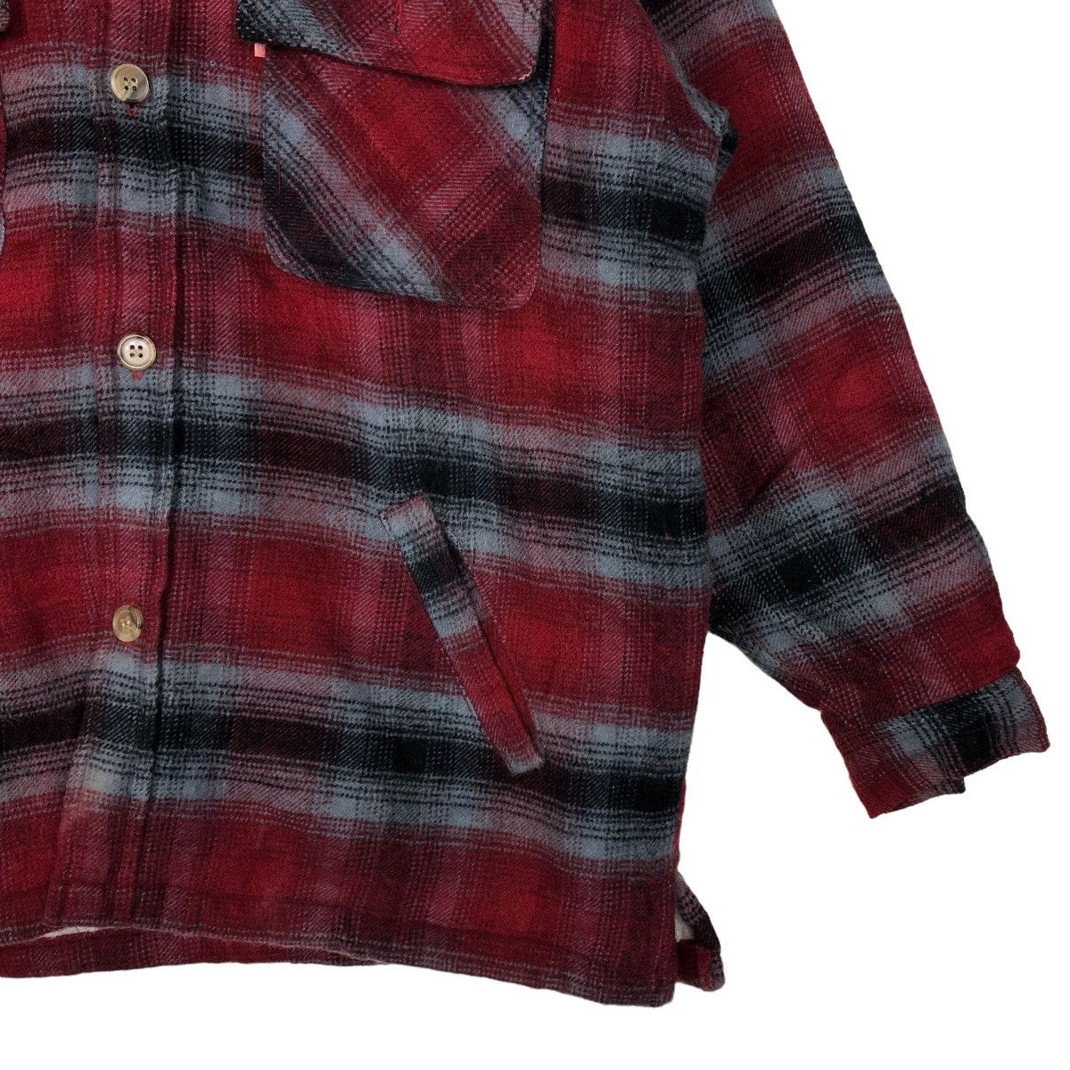 Japanese Brand 🔥Vtg Flannel Jacket Tartan Design High Spirits Issey Miyake Size US L / EU 52-54 / 3 - 7 Thumbnail