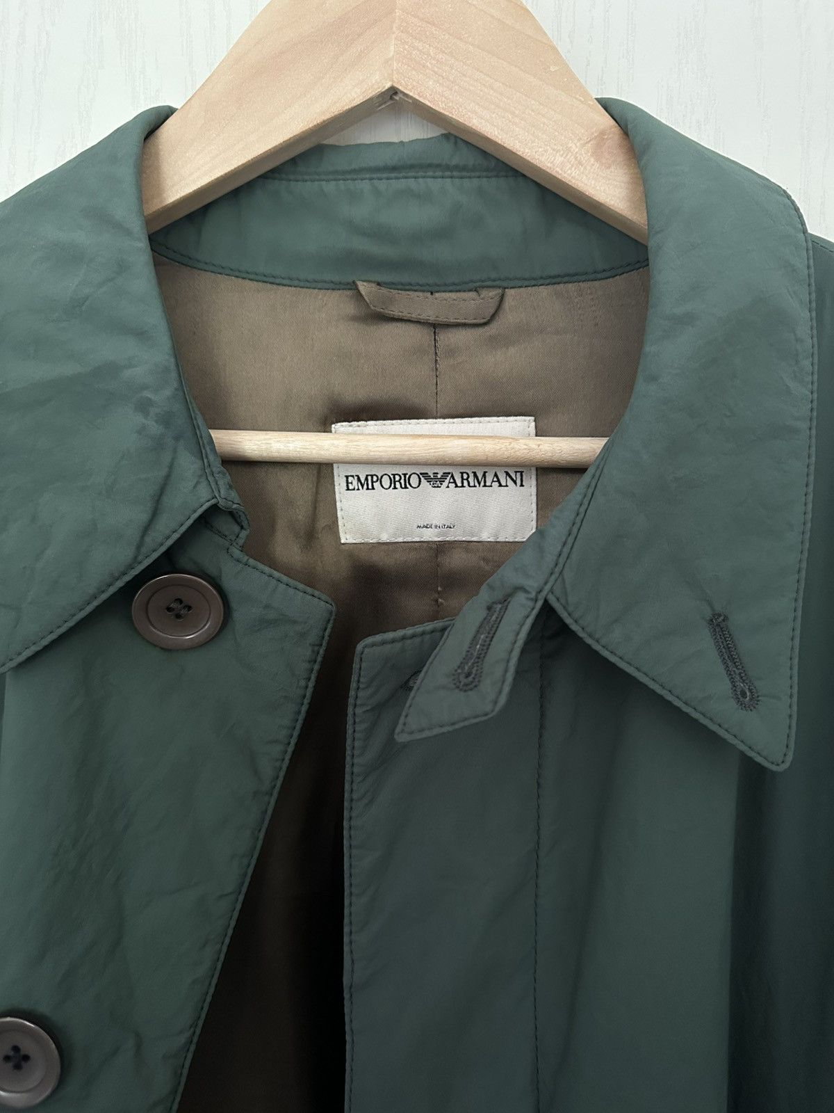 Emporio Armani Emporio Armani 90s Nylon Jacket Size US L / EU 52-54 / 3 - 3 Thumbnail