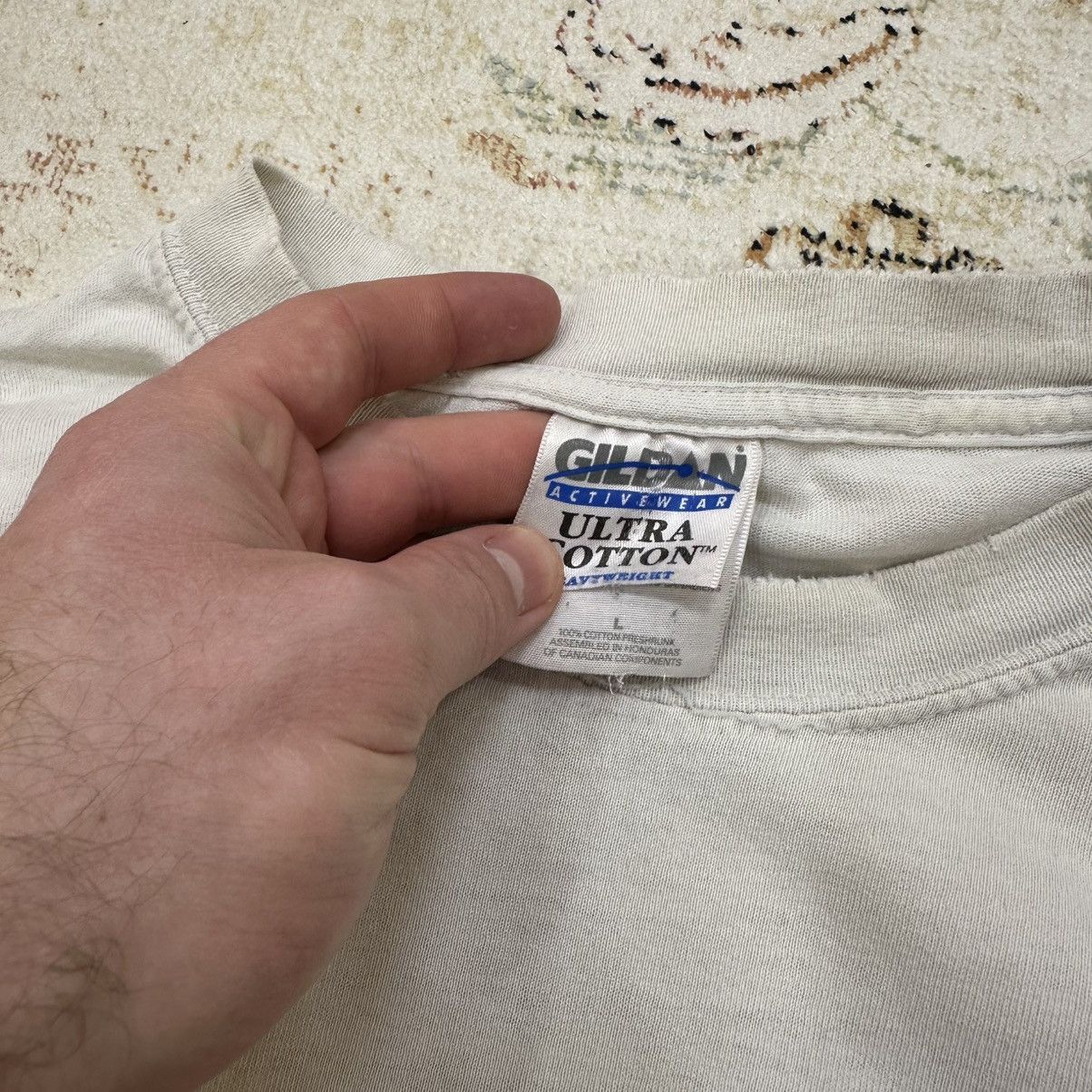 Designer × Vintage Vintage Adult Hatfield College T-shirts 2001 Trashed Size US L / EU 52-54 / 3 - 7 Thumbnail
