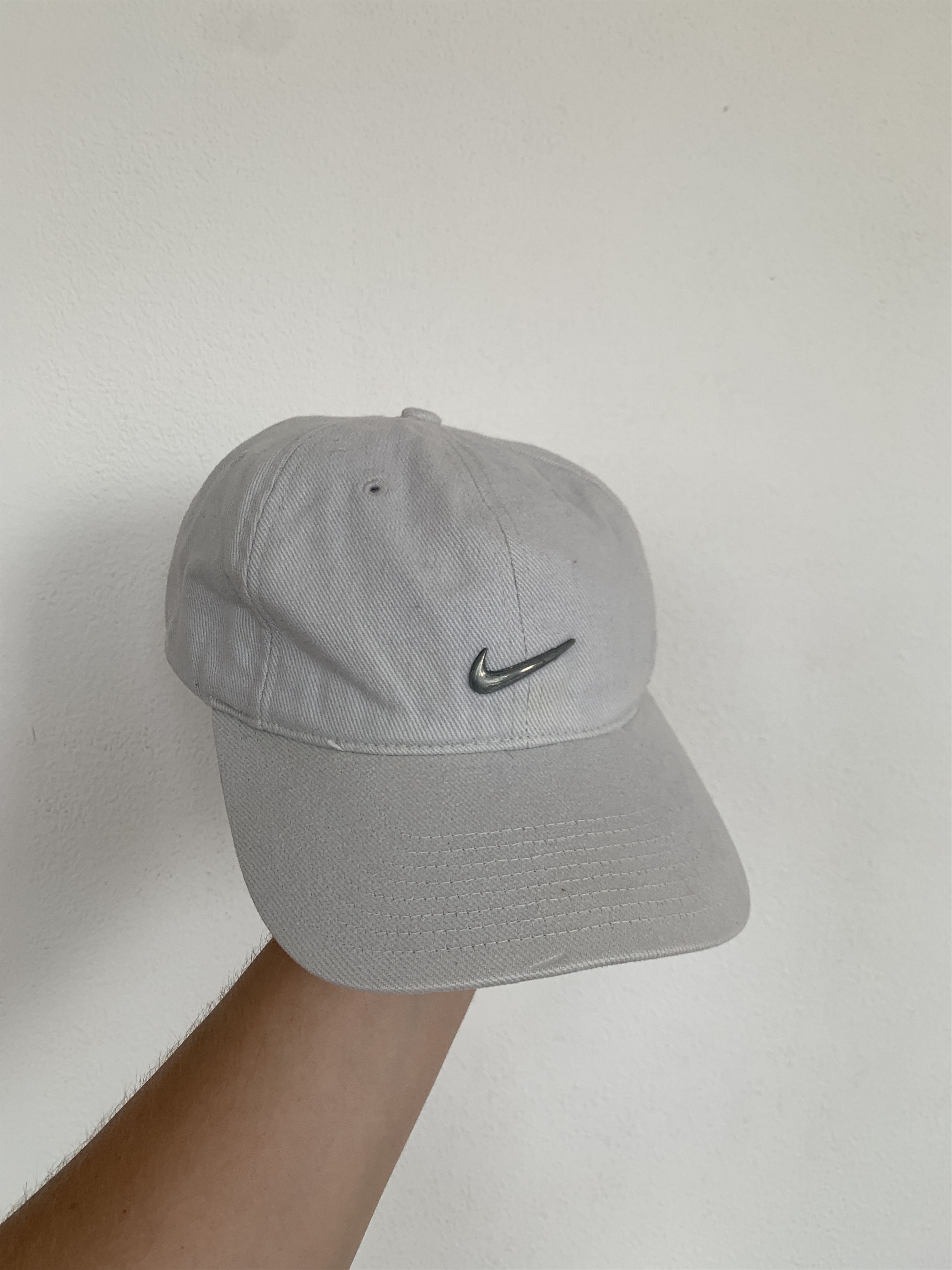 Nike Vintage Nike 90s Metal Small Swoosh Baseball Cap Hat OS Size ONE SIZE - 2 Thumbnail
