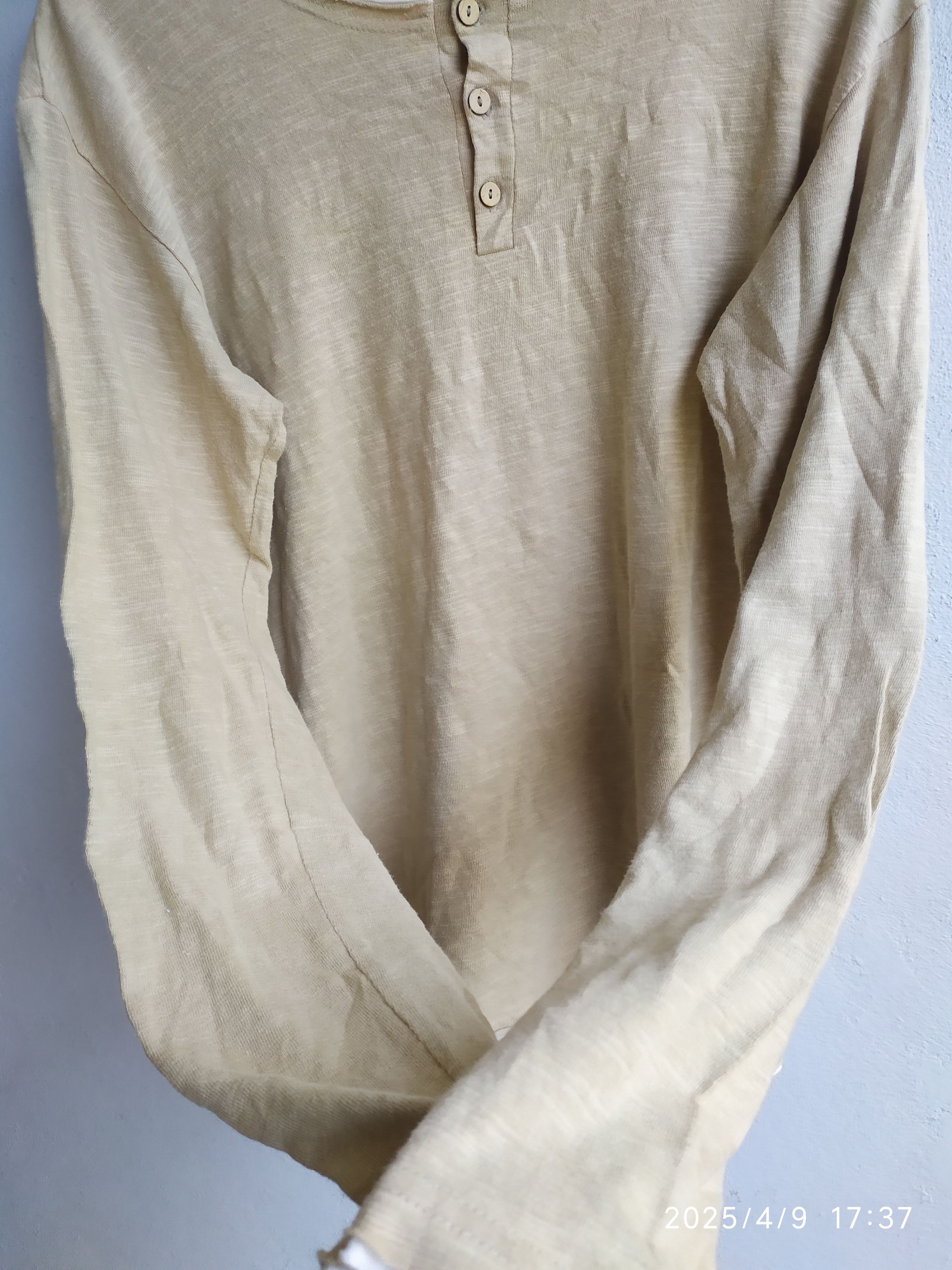 If Six Was Nine × Japanese Brand × Le Grande Bleu (L.G.B.) TAKEO KIKUCHI DOUBLE LAYER LONG SLEEVE TEE LGB STYLE Size US L / EU 52-54 / 3 - 5 Thumbnail