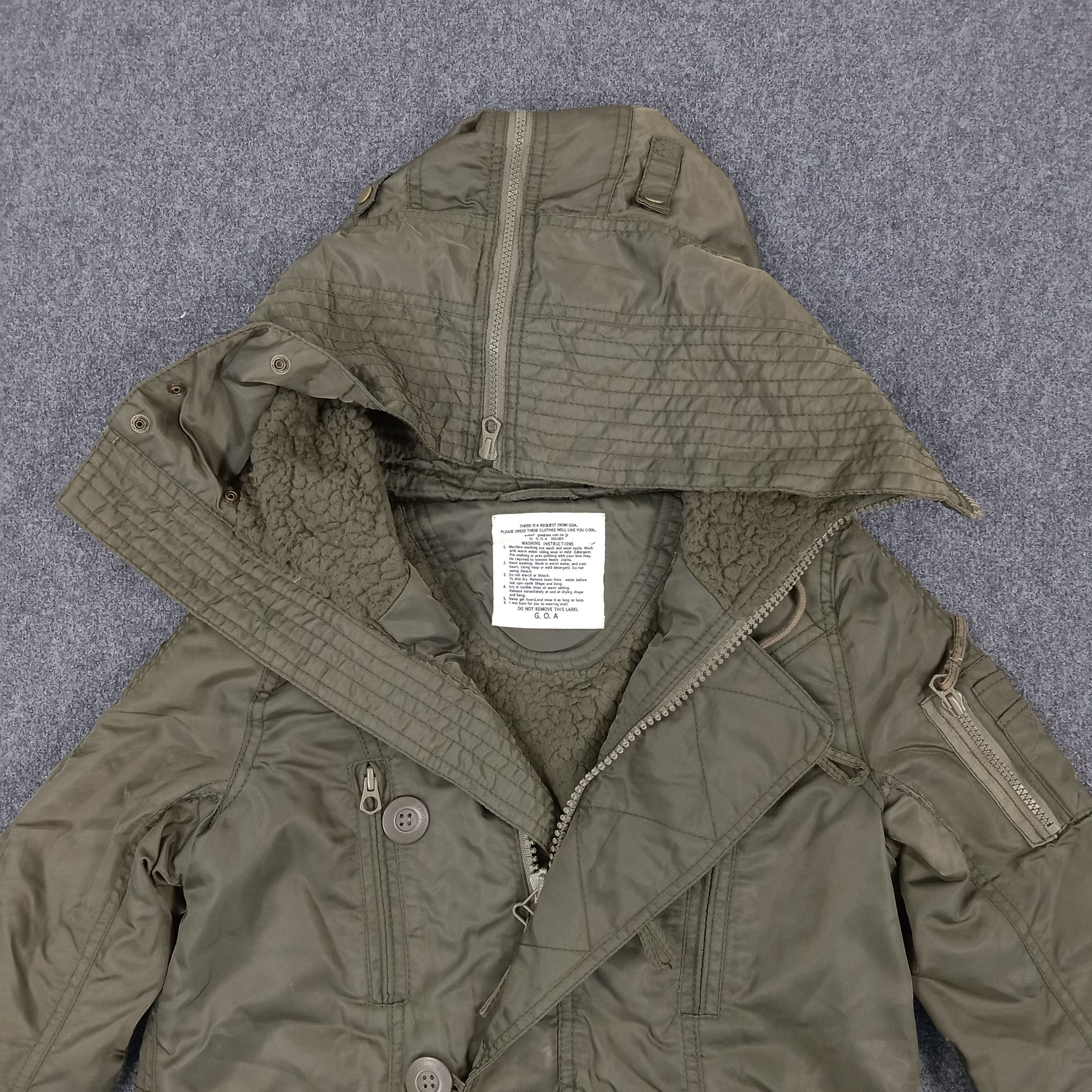 Japanese Brand G.O.A. Japanese Grunge Style Parkas Jacket Size US S / EU 44-46 / 1 - 4 Thumbnail