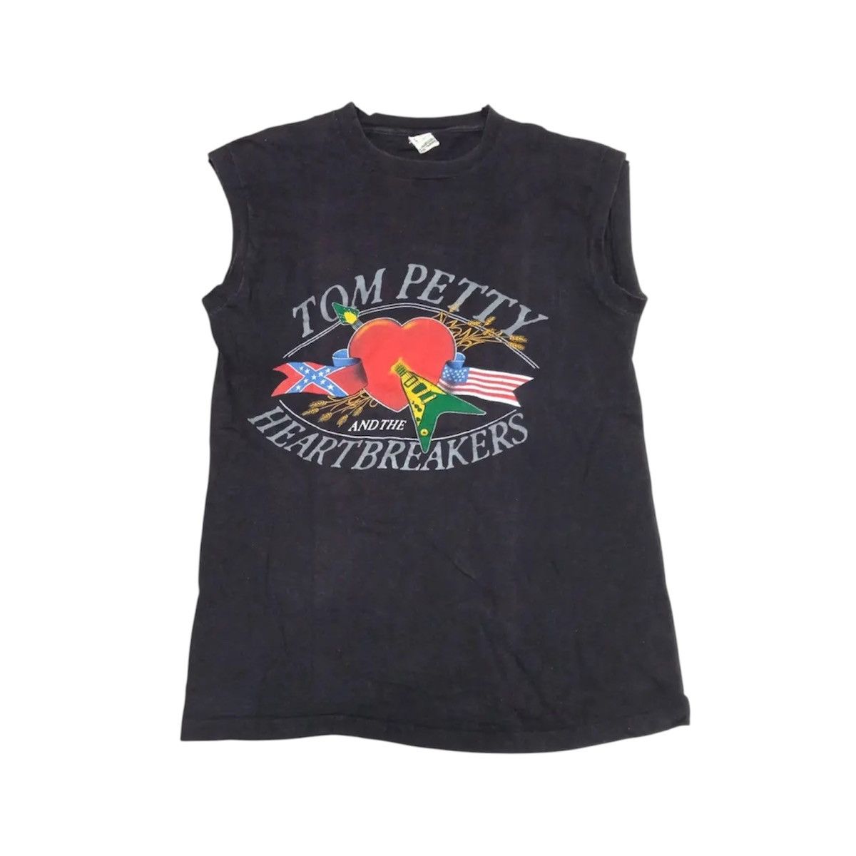 Vintage Vintage 80s 1985 Tom Petty and the Heartbreakers Tank Top Size US L / EU 52-54 / 3 - 1 Thumbnail