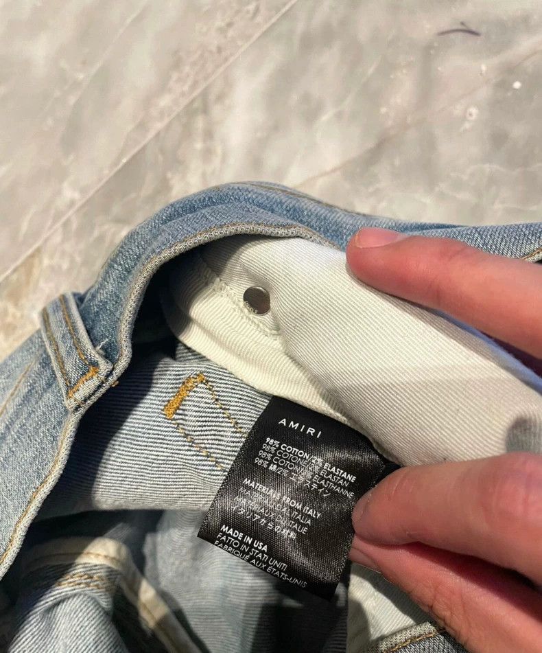 Amiri Amiri urban rendered limited edition patched blue jeans Size US 32 / EU 48 - 4 Thumbnail