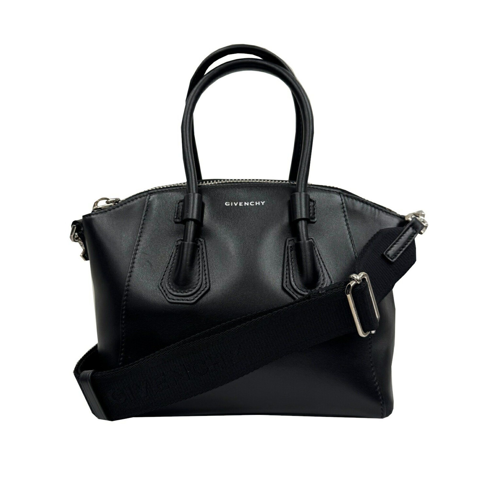Givenchy Andigona Sport Mini Shoulder Bag Handbag Black Leather Women's