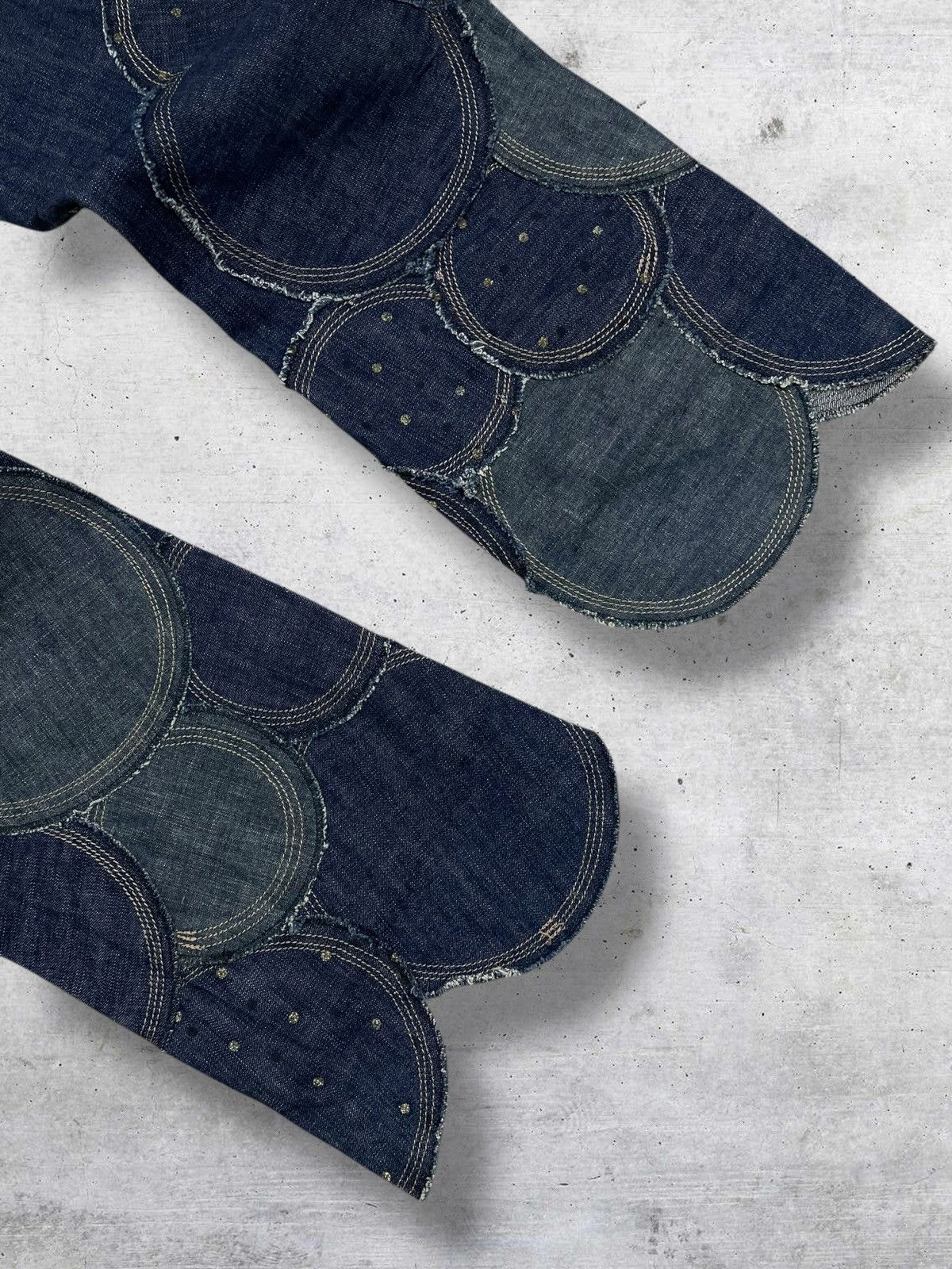 Tornado Mart VINTAGE GARDE COLLECTIVE OG JAPAN DESIGNER AVANTGARDE DENIM Size US 28 / EU 44 - 12 Thumbnail