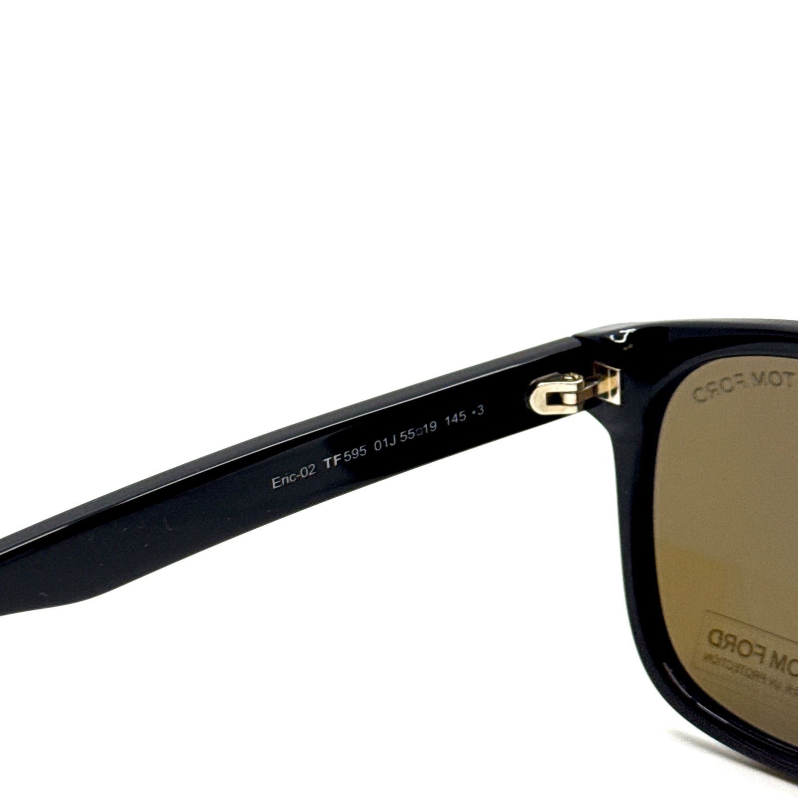 Tom Ford New, TOM FORD Eric-02 Sunglasses TF595 01J Authentic Size ONE SIZE - 8 Thumbnail