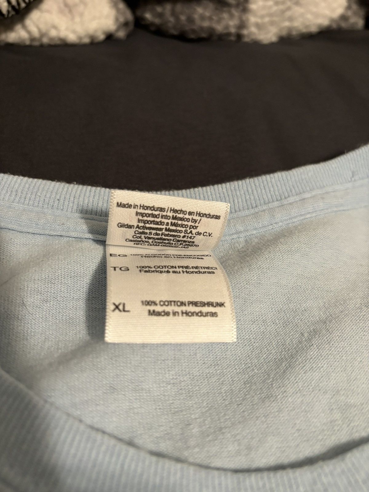Gildan Light Blue San Diego California T-Shirt Size US XL / EU 56 / 4 - 3 Thumbnail