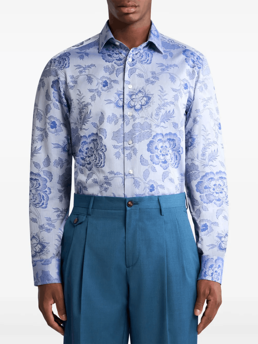 Other Floral-Print Shirt | Blue Size US M / EU 48-50 / 2 - 3 Thumbnail